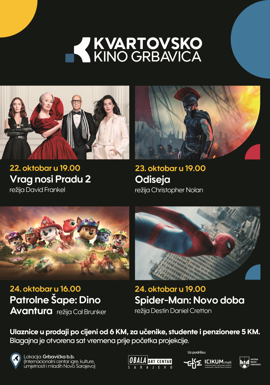 Ove sedmice u Kvartovskom kinu Grbavica filmski hitovi koji su obilježili godinu 