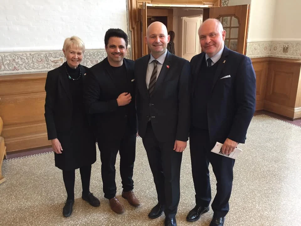 Danish Parliament Meeting with Politicians