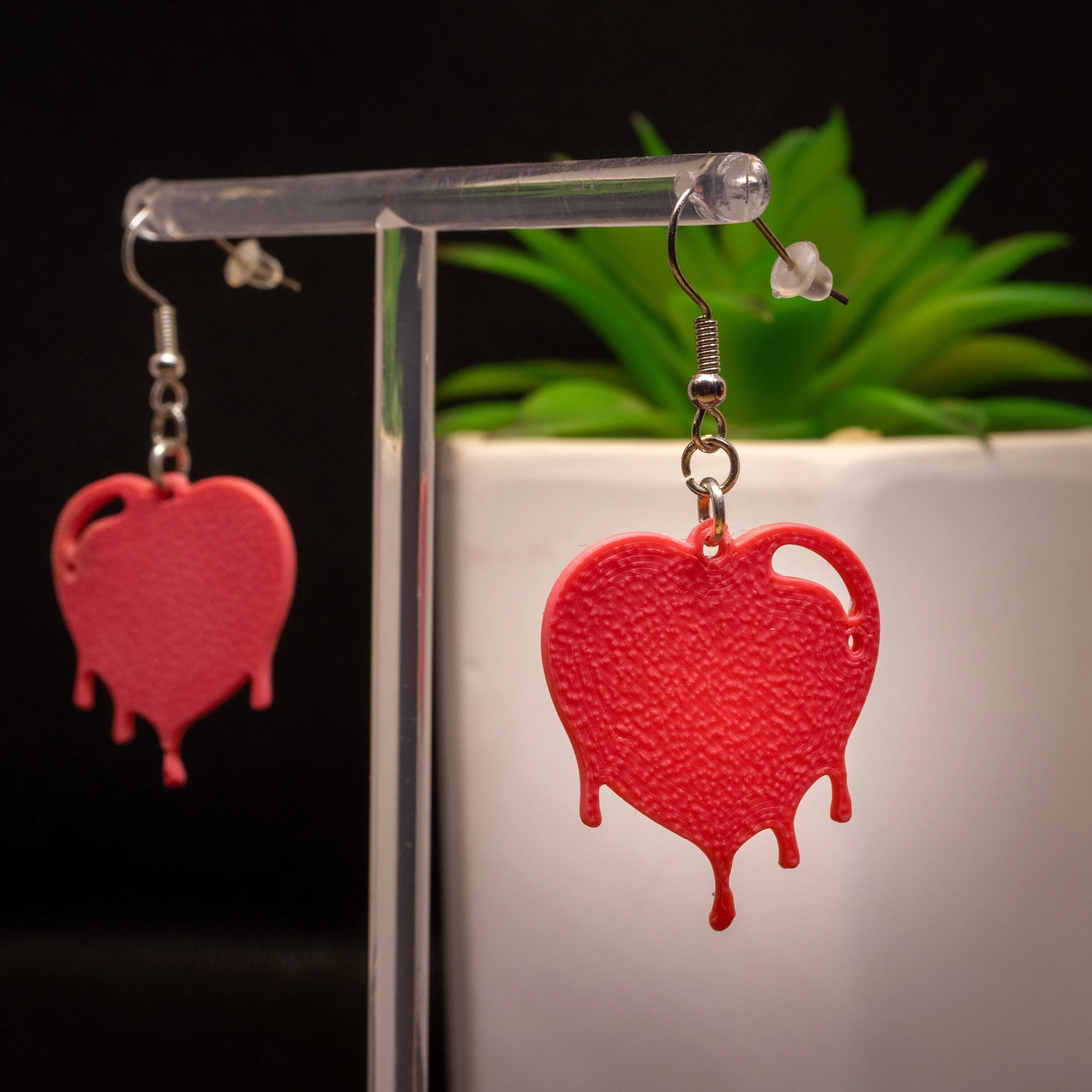Melting Heart Statement Earrings