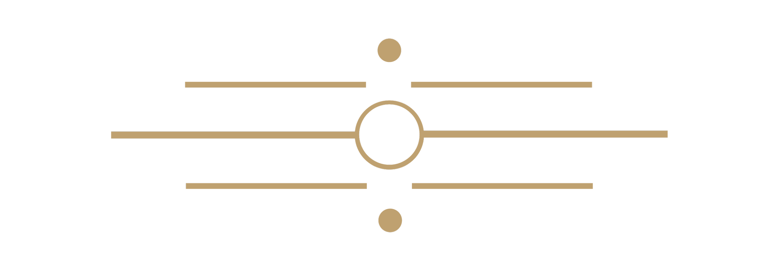 Graphic of a black background with gold lines and circles simulating sound waves or a digital interface.