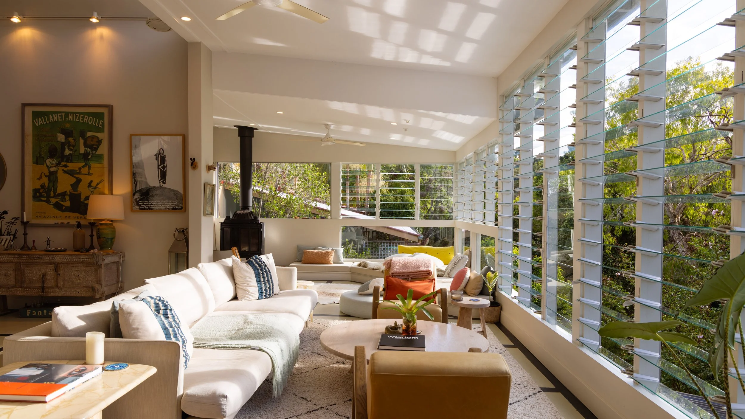 Alora Stays Luxury Airbnb interior styling designed for bohemian styling