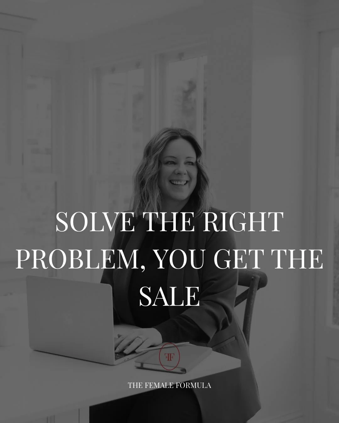 The most important word here is &ldquo;right problem&rdquo;.

We all have problems we can fix, even if we don&rsquo;t know it yet. 

Finding the problem that has the greatest impact on the client and getting the client to a place where they see an im