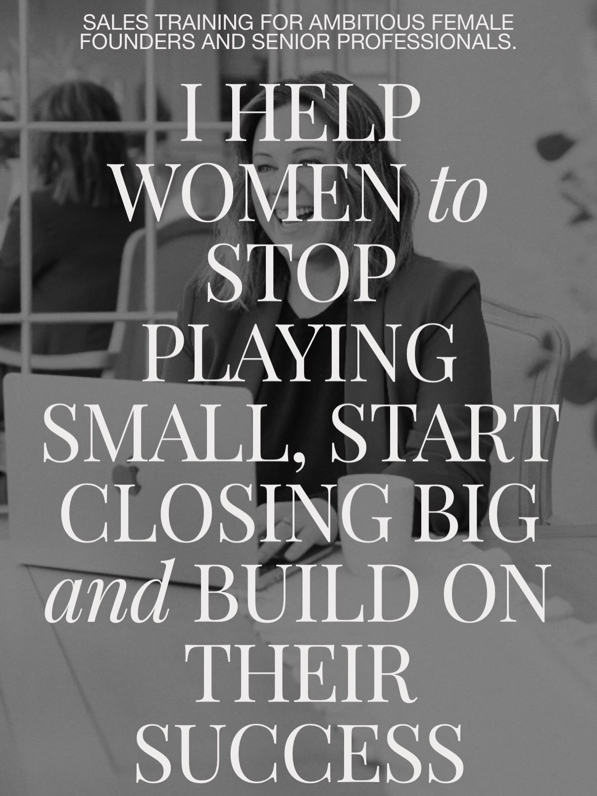 Website Launch 🚀 

25 years in a direct sales role and after 3 years out I can&rsquo;t tell you how much I&rsquo;ve missed it. I&rsquo;ve always wanted to go back, in a slightly different capacity and I&rsquo;m beyond excited to launch THE FEMALE FO