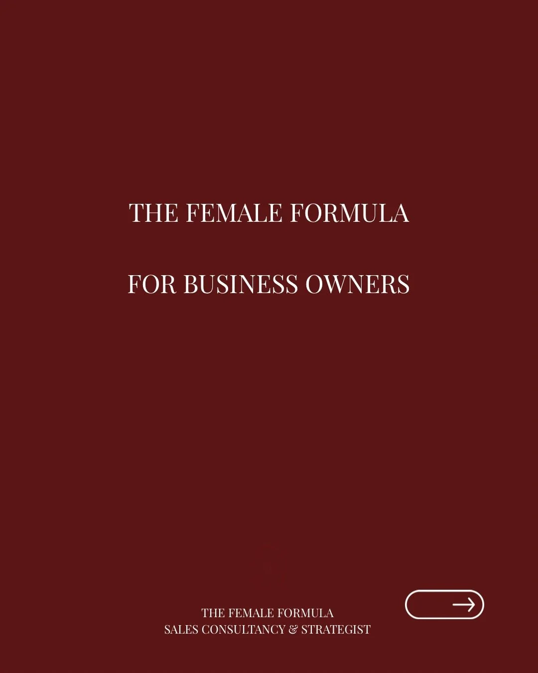 The Female Formula Sales Consultancy for BUSINESS OWNERS. 

See me as your temporary business partner.

A partner who builds the commercial engine behind your business that drives predictable and repeatable revenue, through sales, people, process and