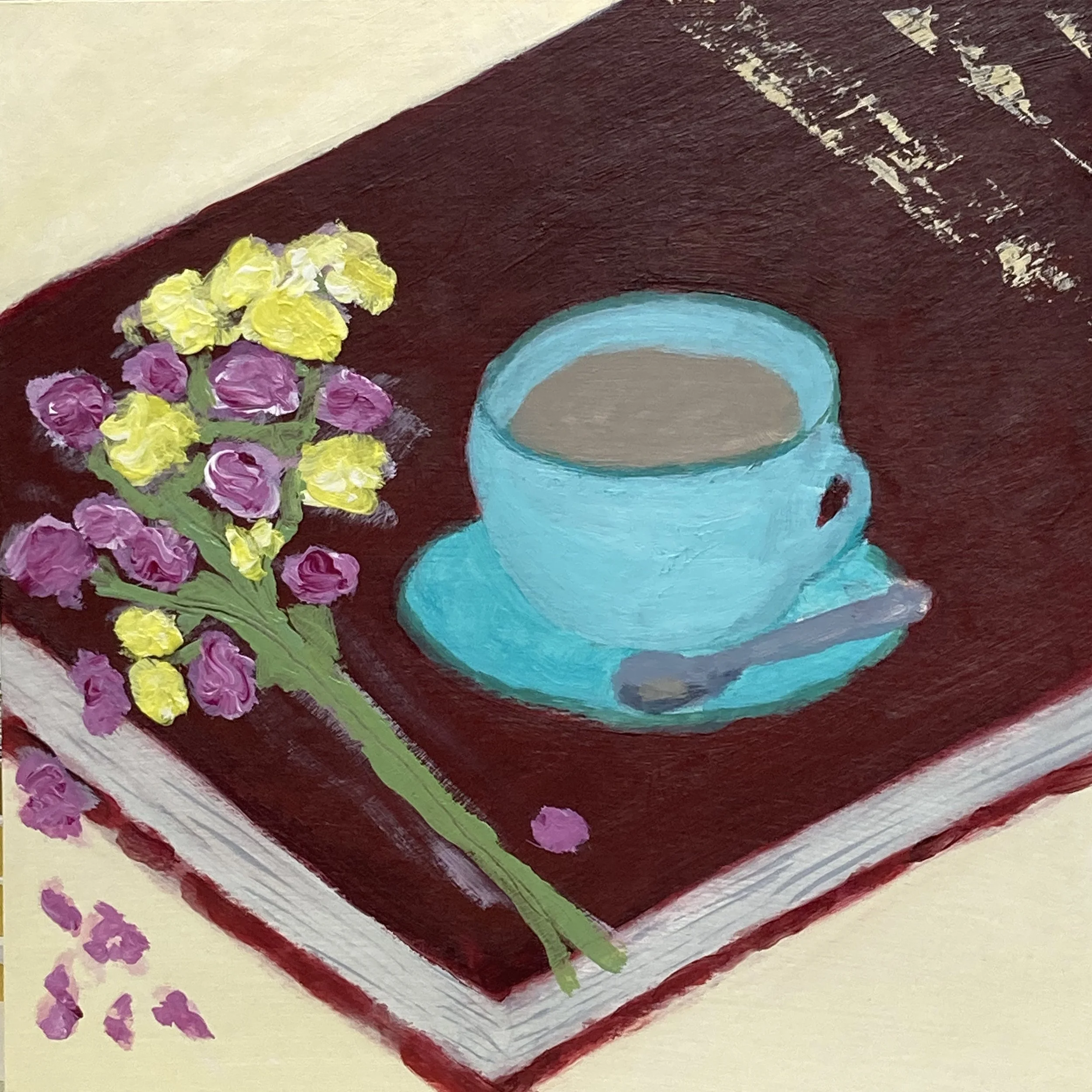 Mindful Moment. Acrylic on Wooden Cradle Panel. Framed. £350