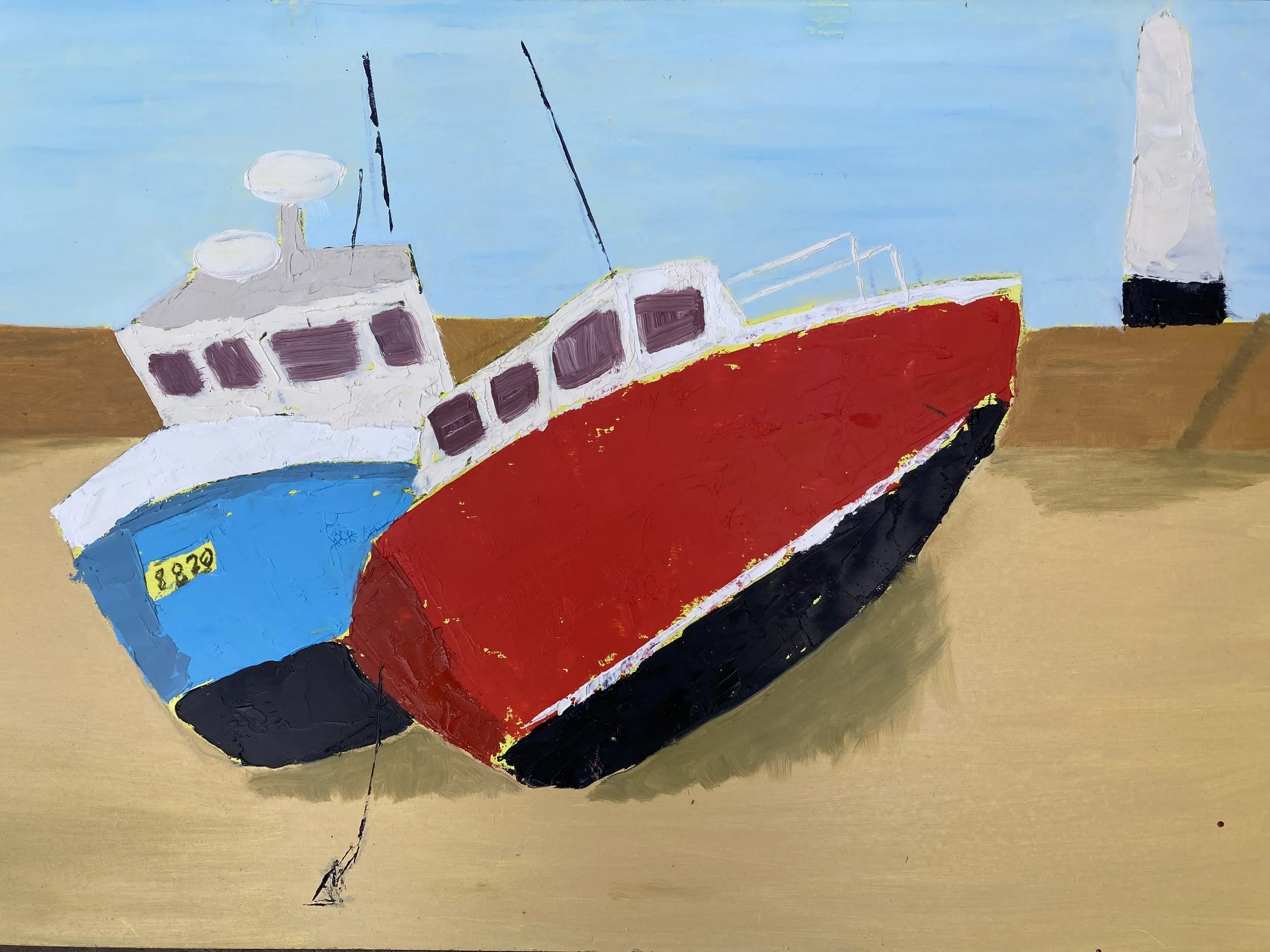 Boats in St Ives Harbour