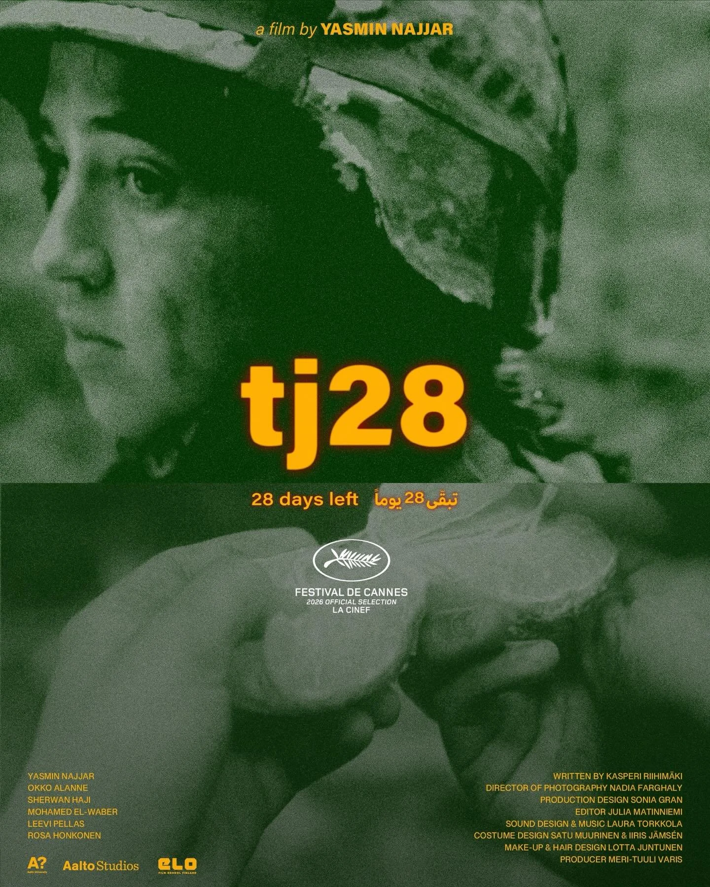 Kaikin tavoin t&auml;rke&auml; elokuva ja kuvissa mulle t&auml;rkeit&auml; ihmisi&auml;

Kiitos &auml;&auml;rett&ouml;m&auml;n lahjakas @yas.najjar &amp; koko porukka, ootte upeita!

TJ28 (28 days left) - Cannes La Cinef 2026 Official Selection
Behin