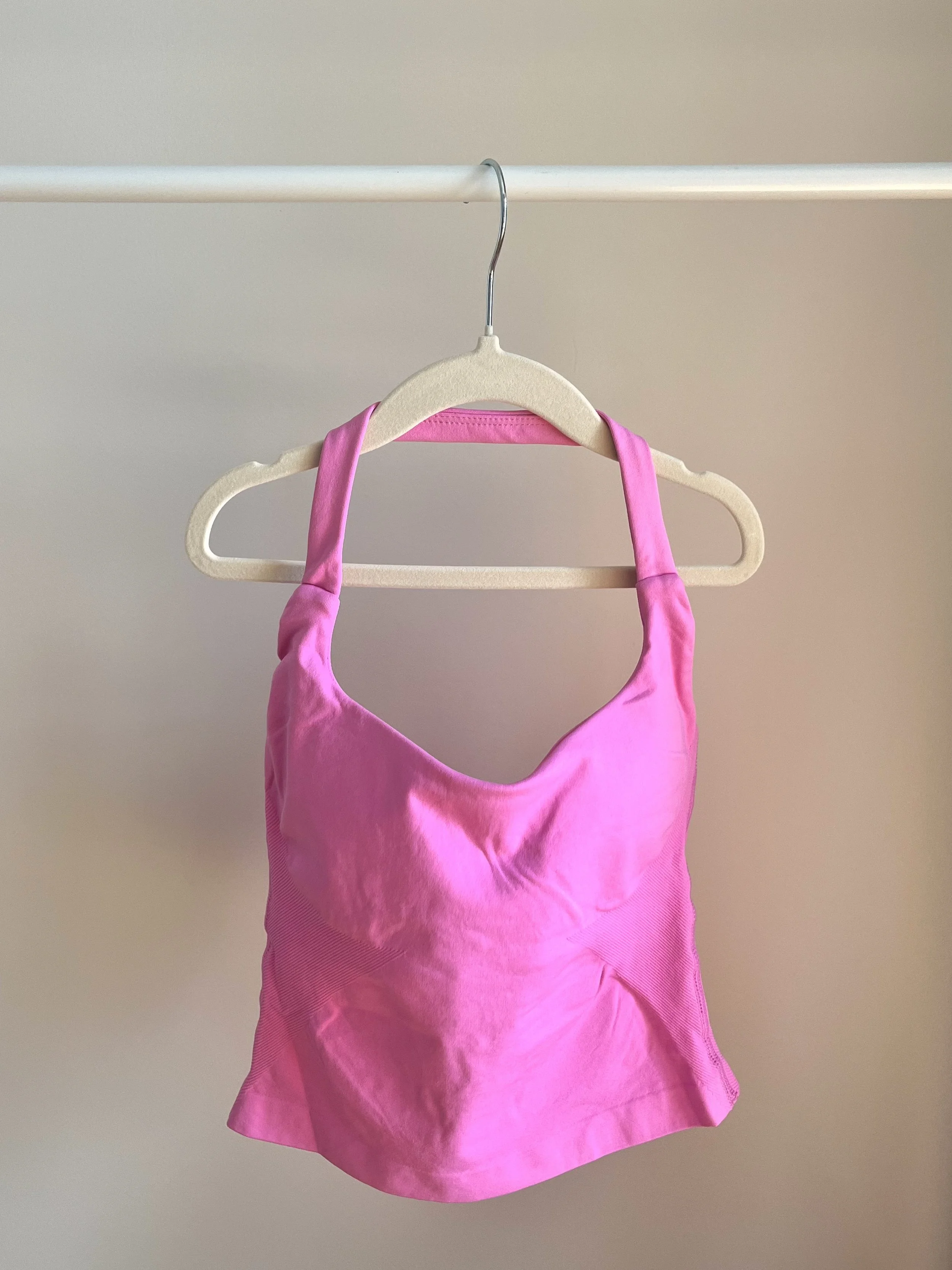 Blush Velocity Halter Top