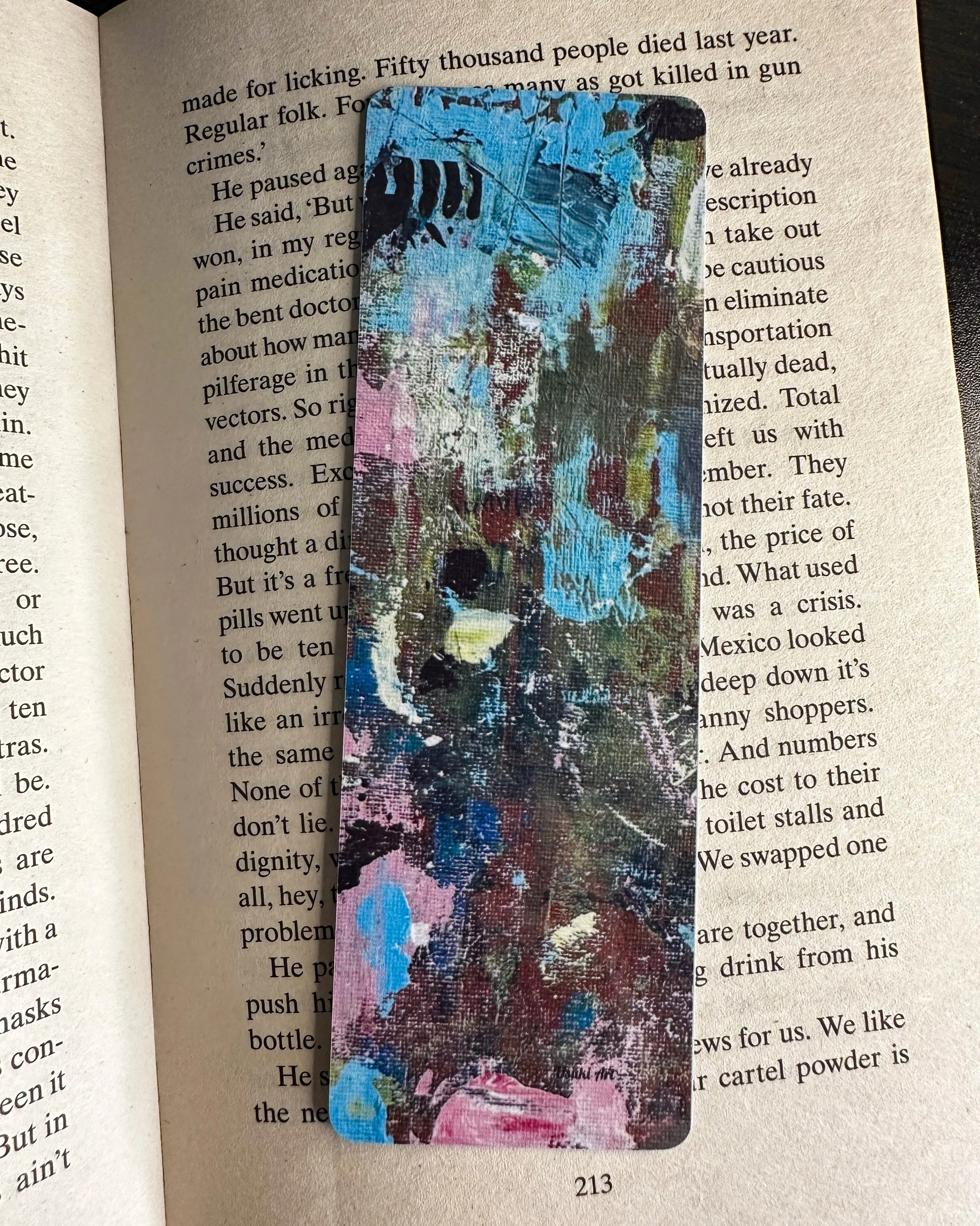 Artistic Abstract Bookmark