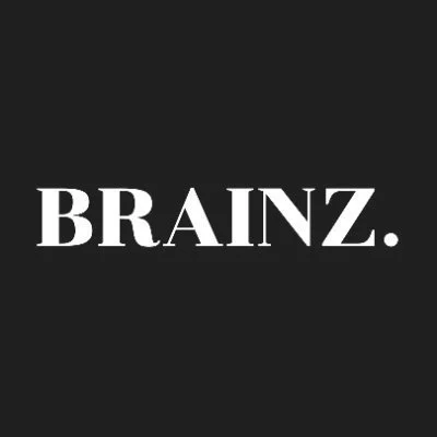 Black background with white text that reads 'BRAINZ.'