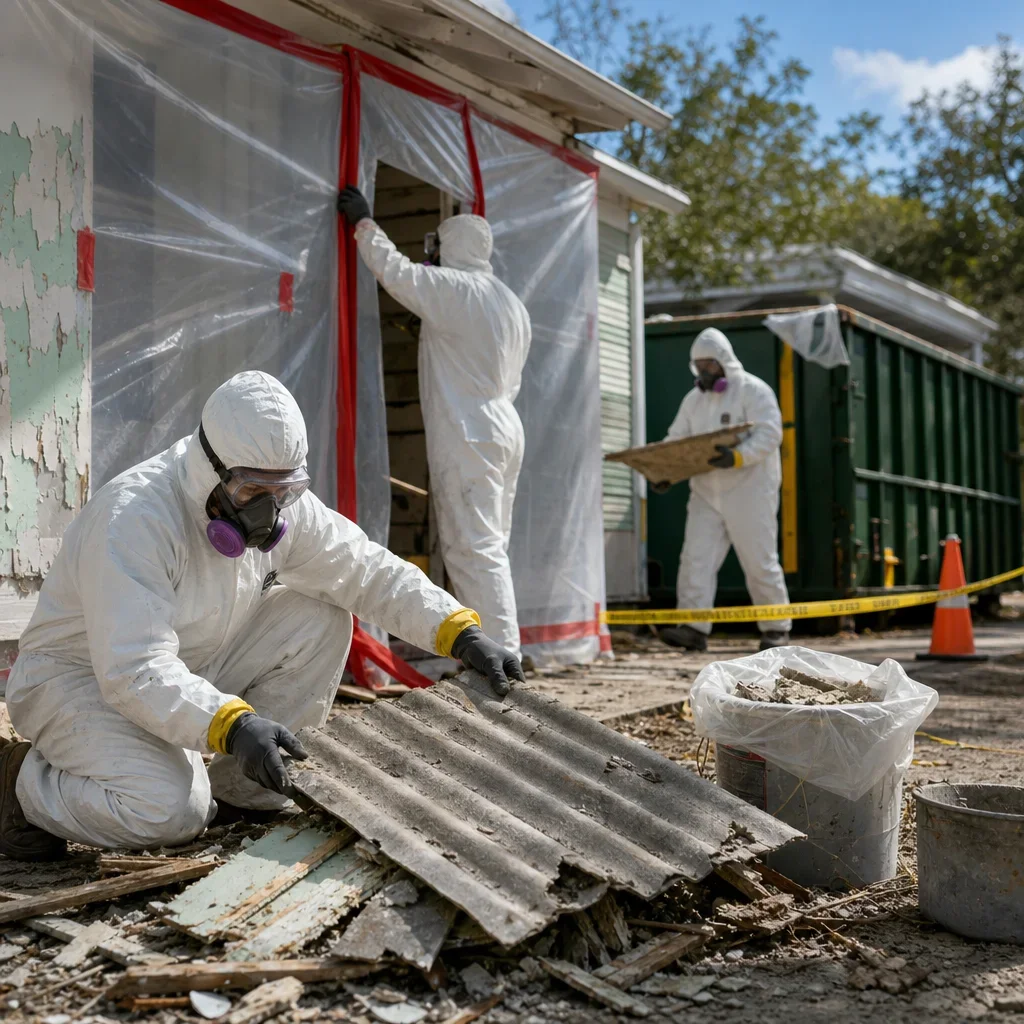 contaminated debris removal