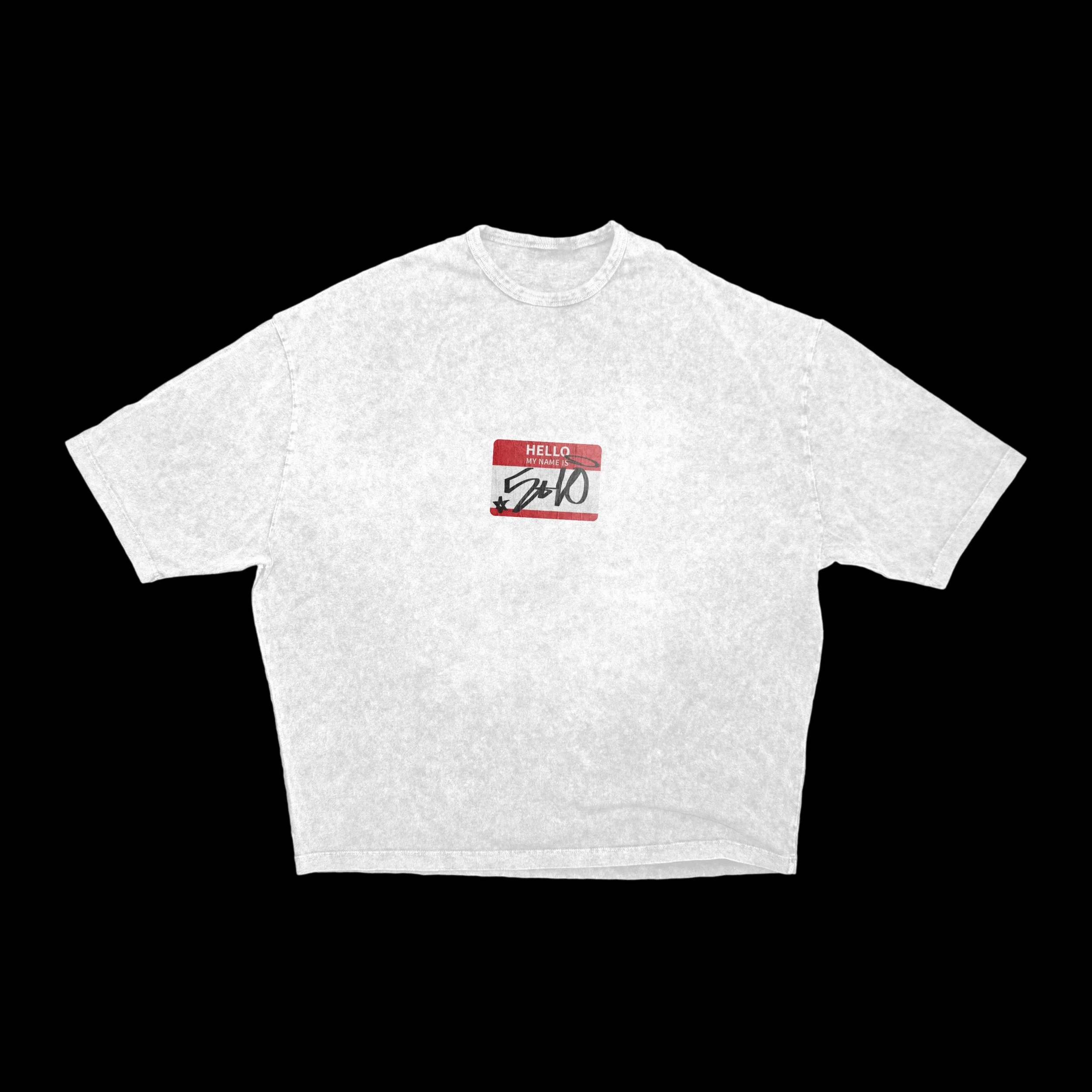 Hello My Name Is 5&10 Tee (White)