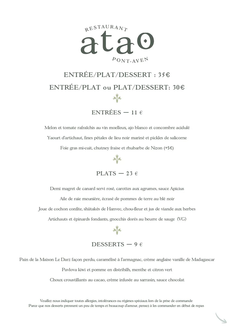 Restaurant Atao
