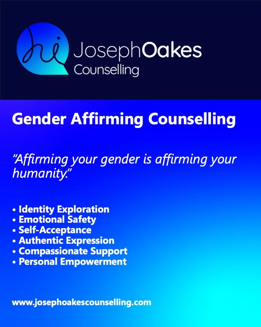 🌈 You deserve a space where you can be seen, heard, and supported exactly as you are. Gender-affirming counselling offers a compassionate, safe environment to explore identity, navigate challenges, build confidence, and support your wellbeing&mdash;