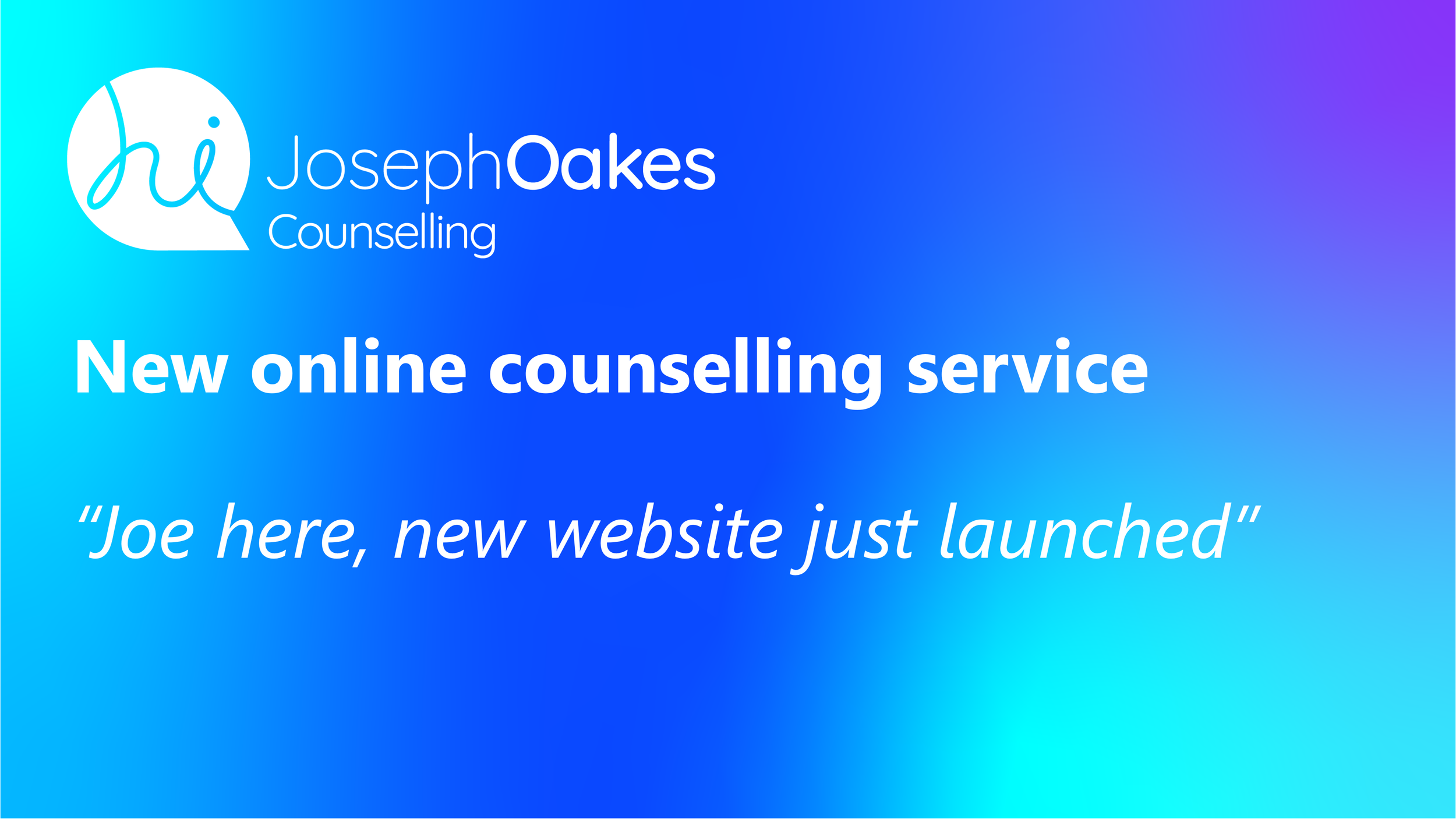 New Online Counselling Service