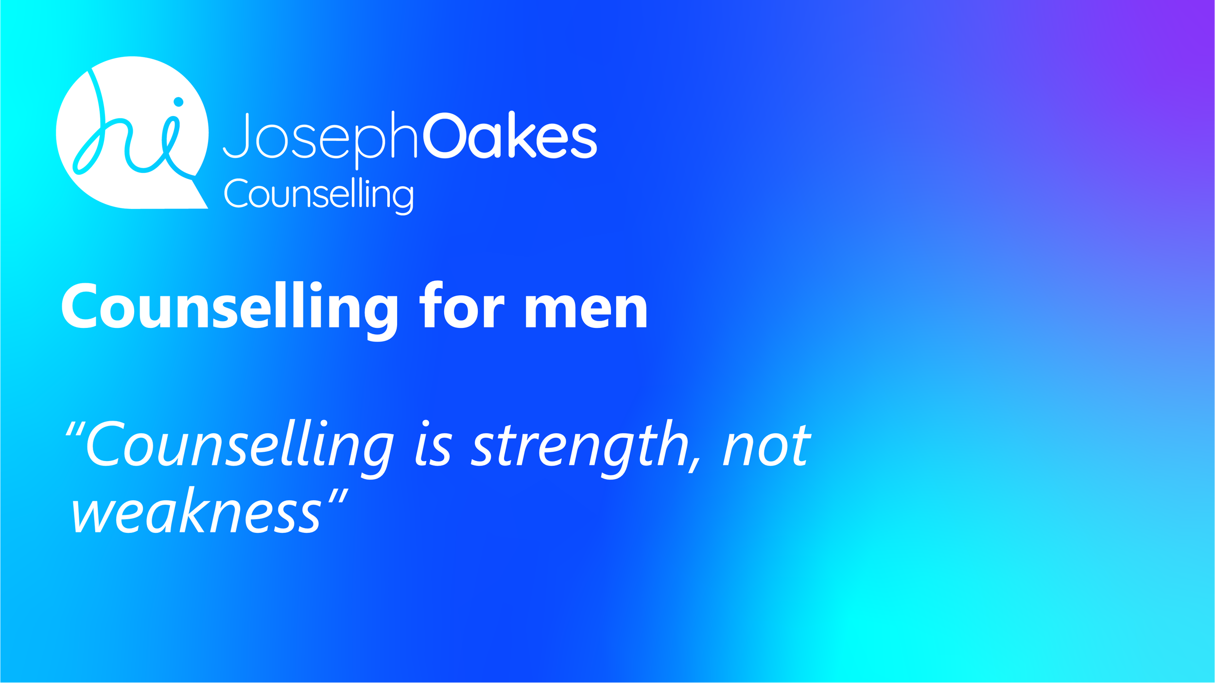 Counselling for Men: Why It Matters
