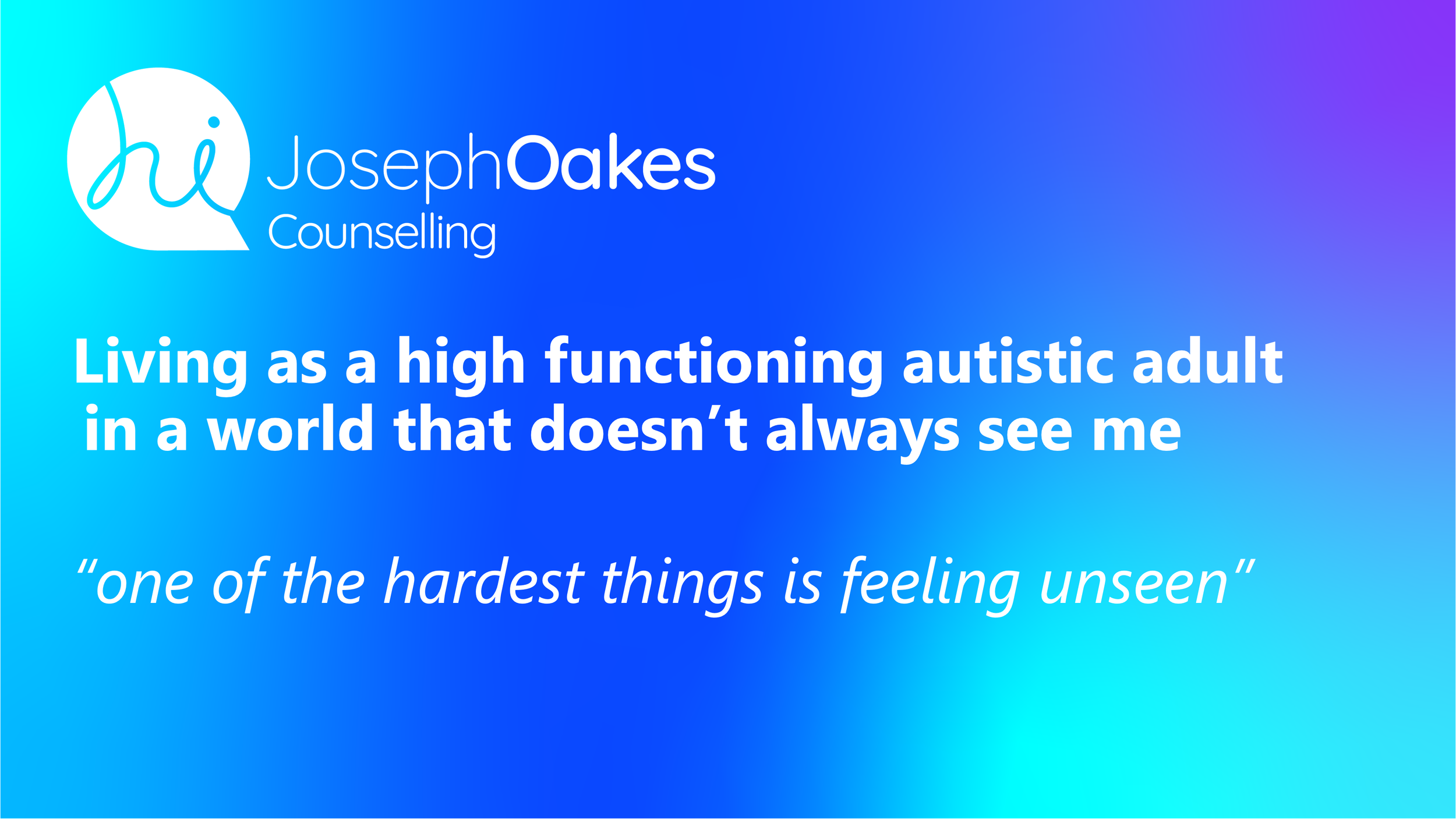 Living as a High-Functioning Autistic Adult in a World That Doesn't Always See Me