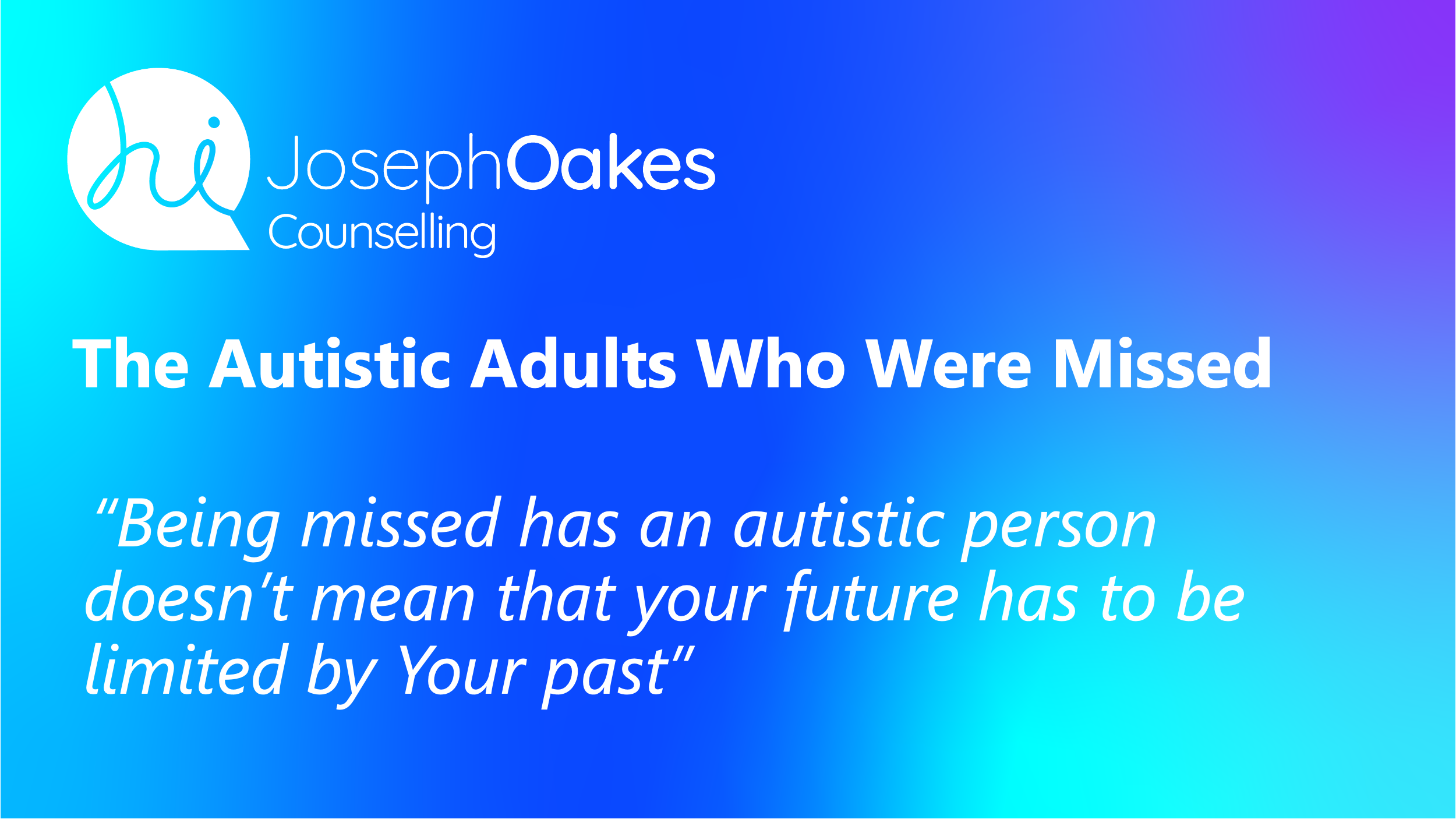 The Autistic Adults Who Were Missed