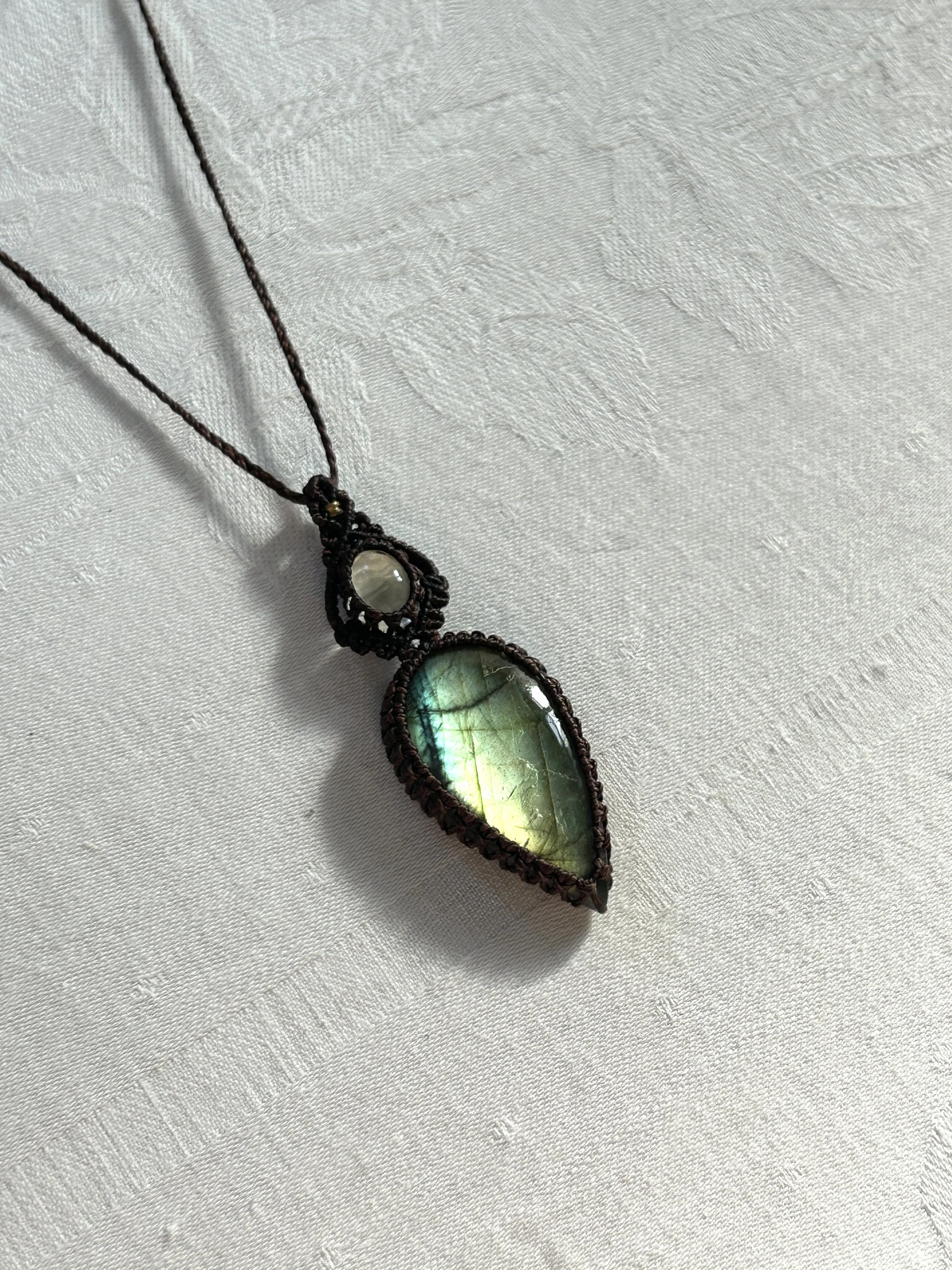 [104] labradorite + citrine