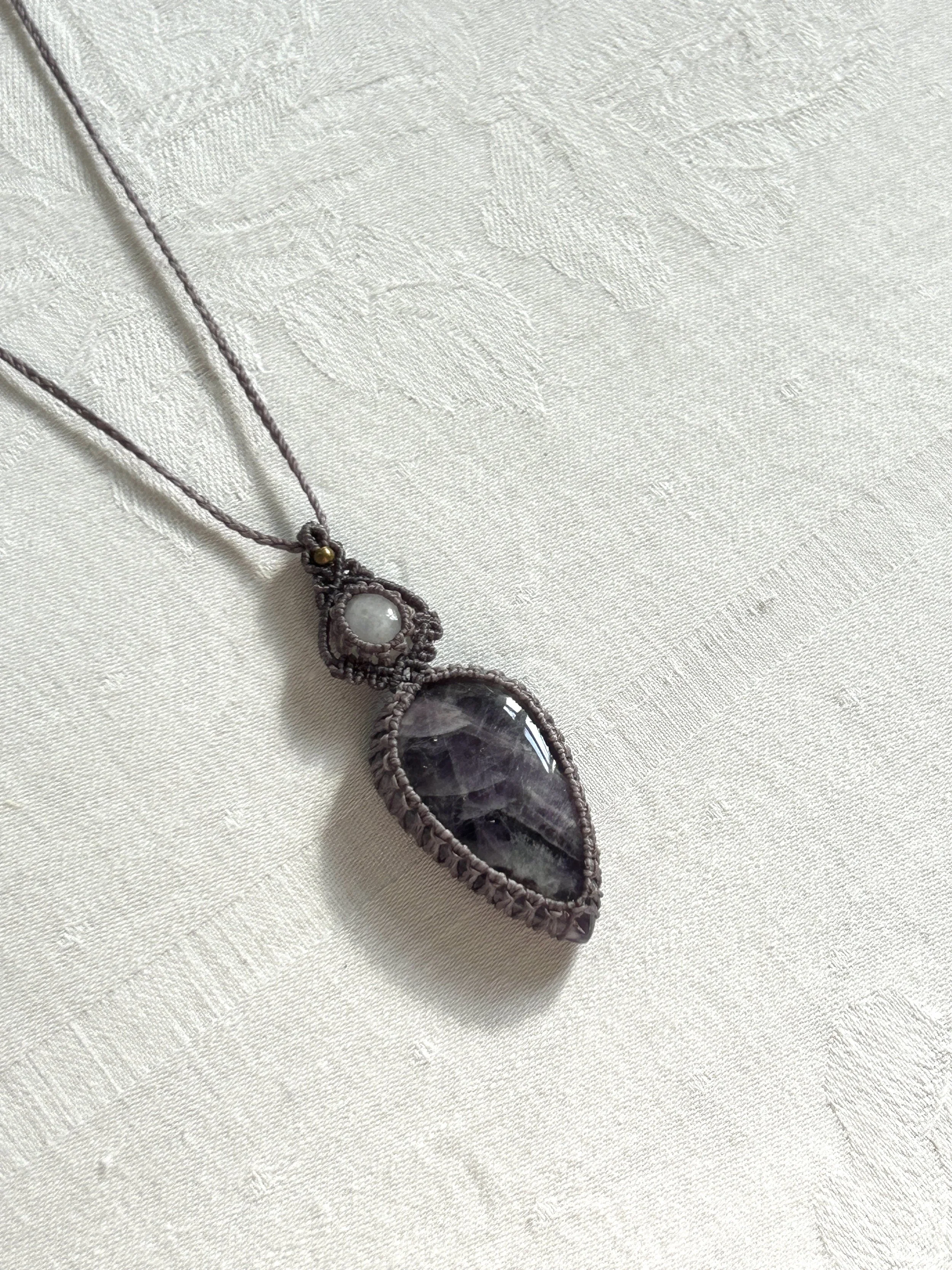 [101] amethyst + moonstone