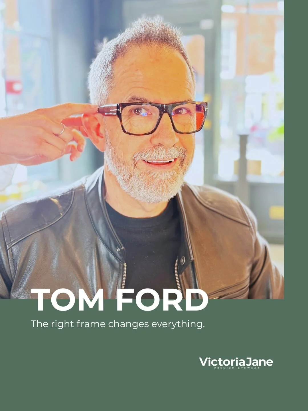 This is what we do. 🕶️

Tom Ford frames deserve more than a guess, they deserve a proper fitting. 

Here is our customer trying on his new pair, adjusted to perfection by Victoria before he left the store.

When the fit is right, you just know.

Tom