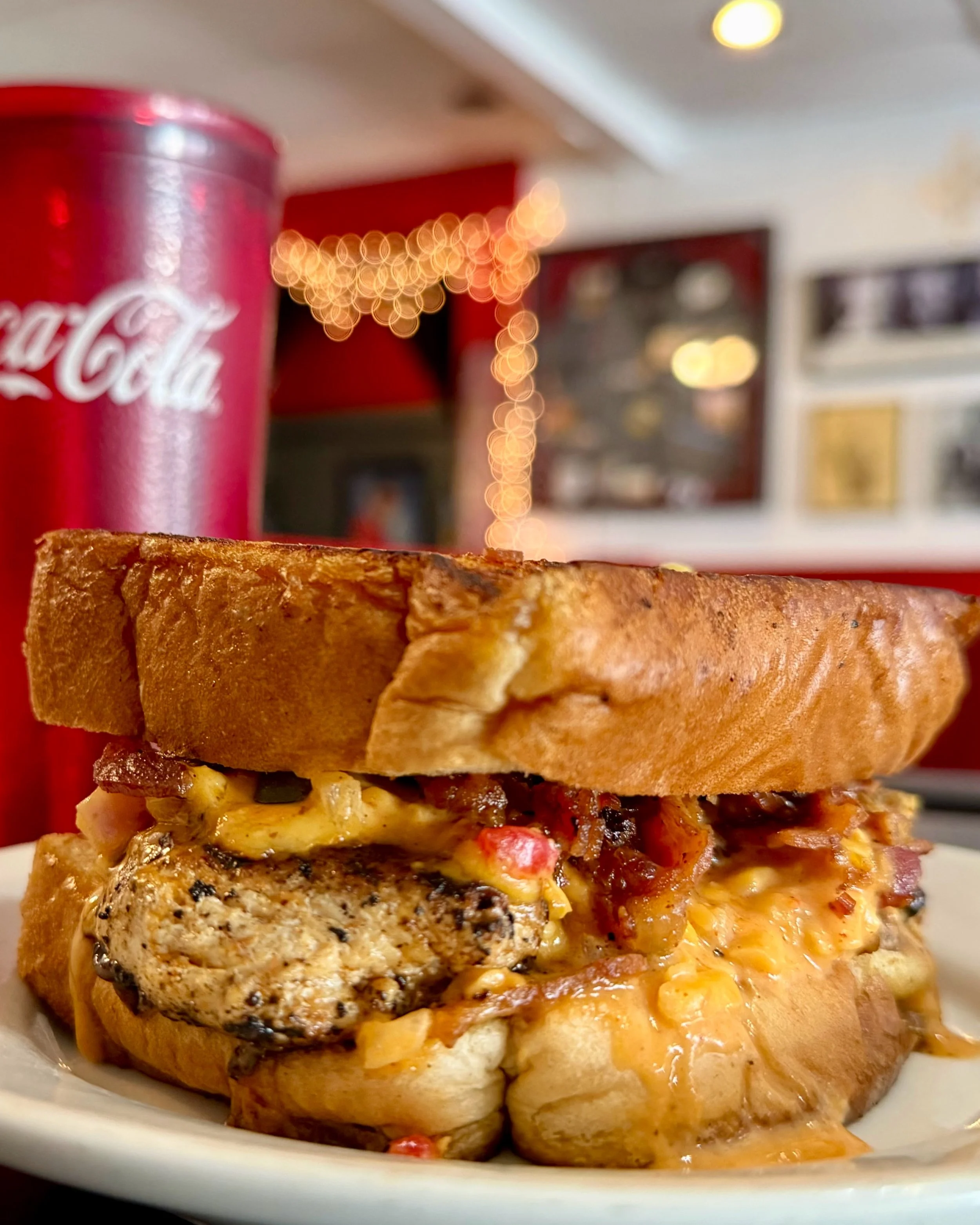 Grilled Chicken Sandwich with Pimento Cheese
