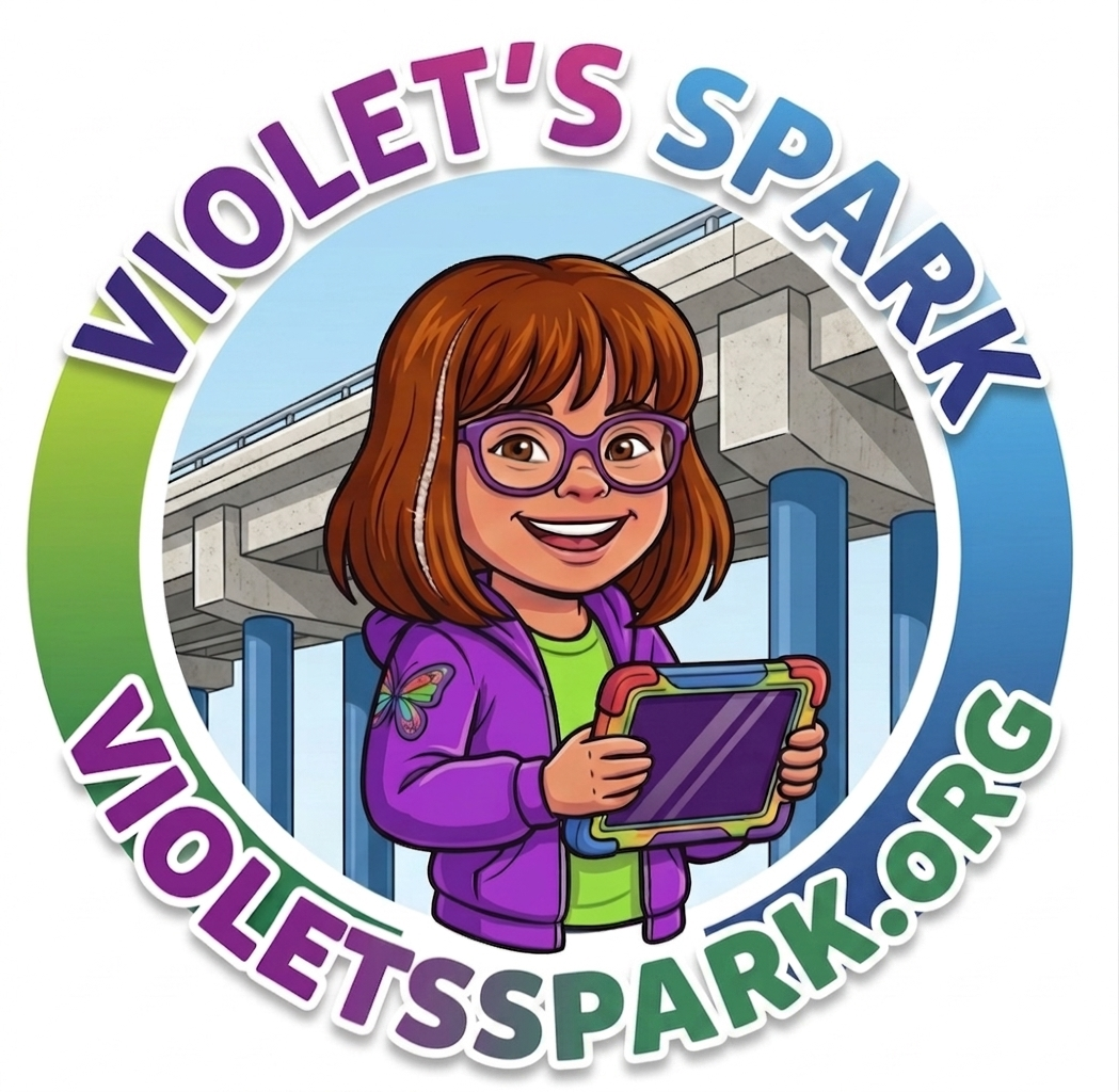Violet’s Spark  Sticker