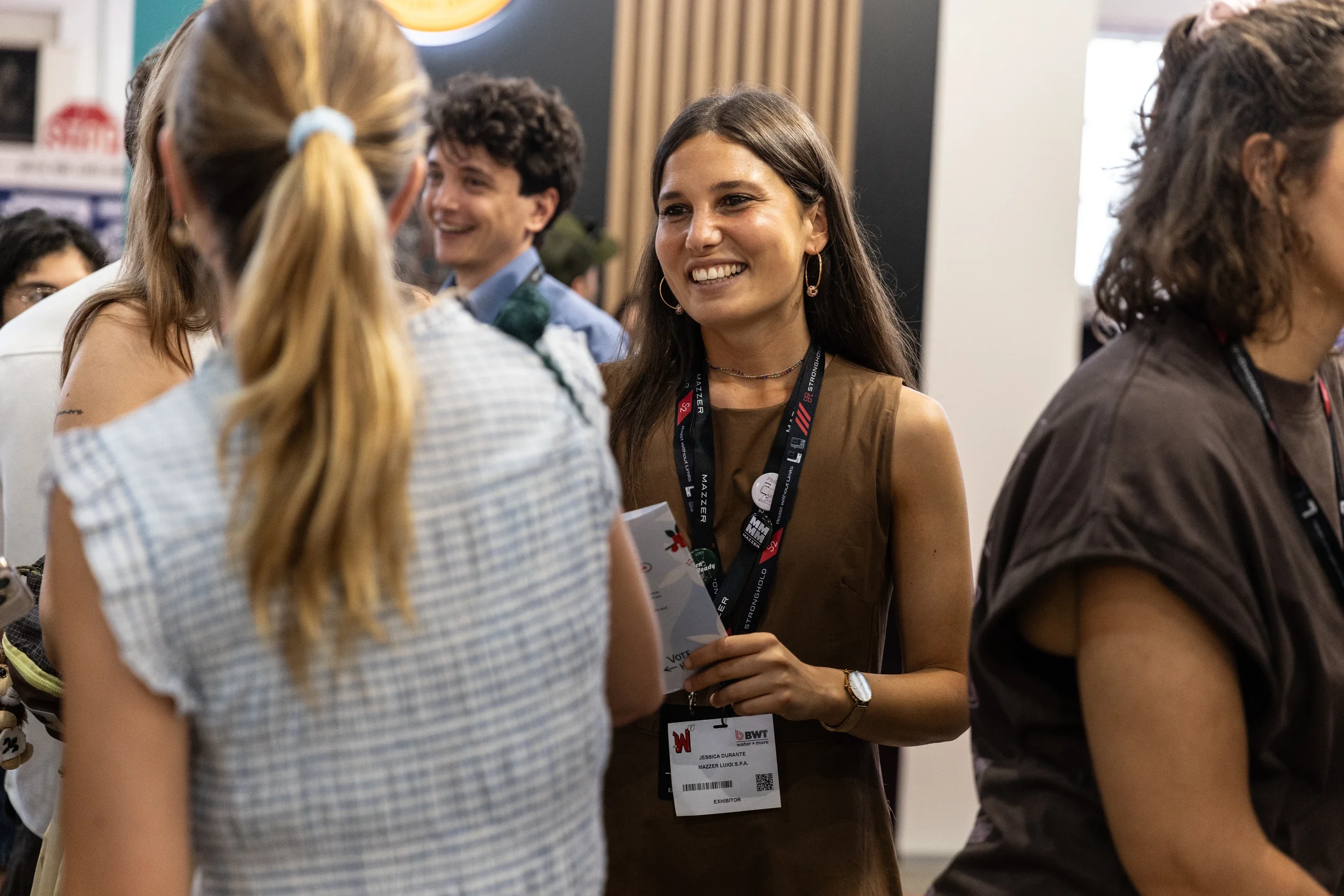 Coffee professionals at an event