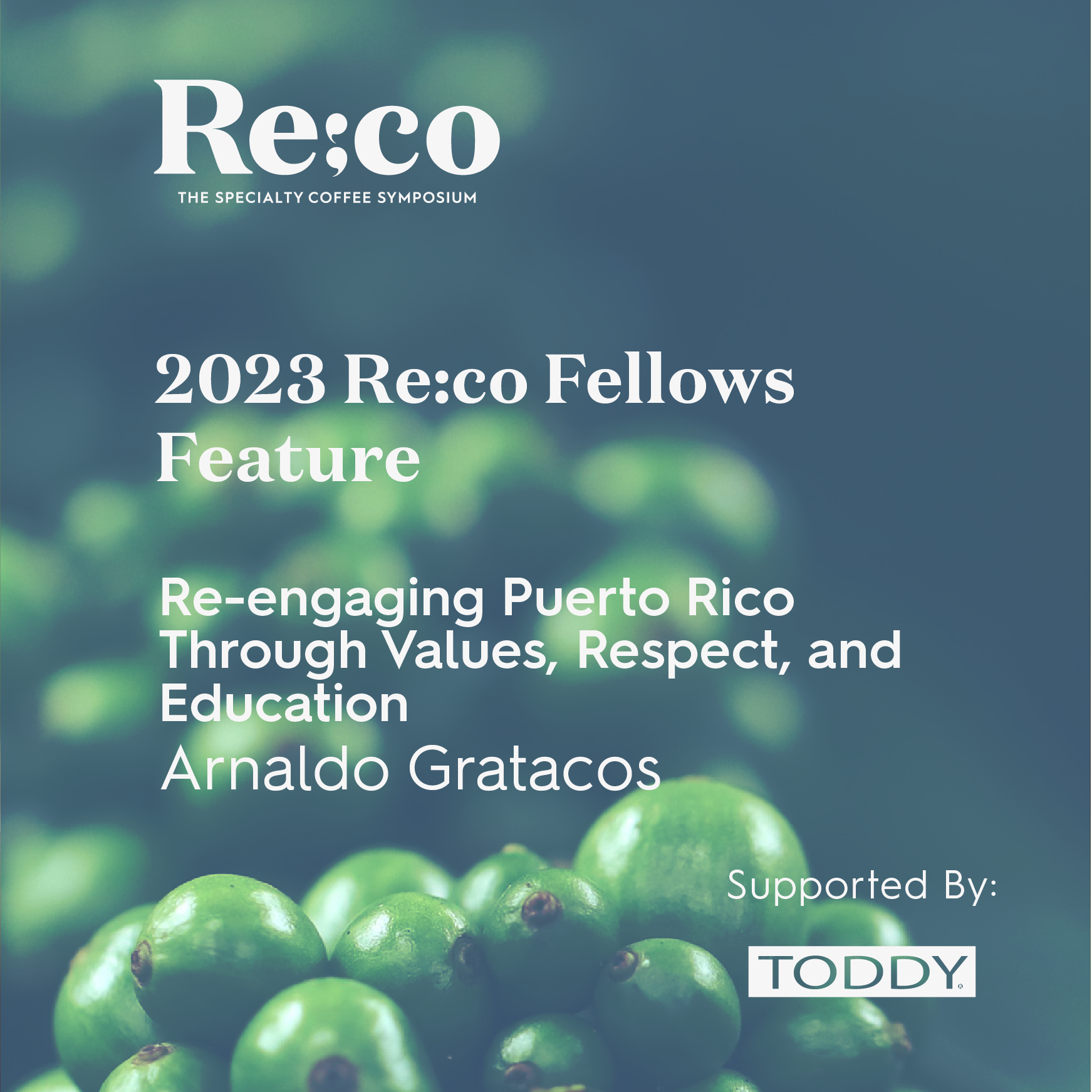 Re-engaging Puerto Rico Through Values, Respect, and Education | 2023 Re:co Fellow Feature — Arnaldo Gratacos 
