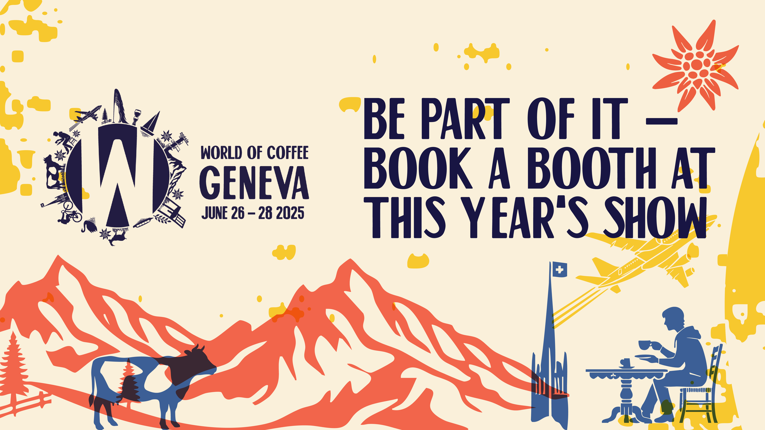 Book Your Booth at World of Coffee Geneva 2025
