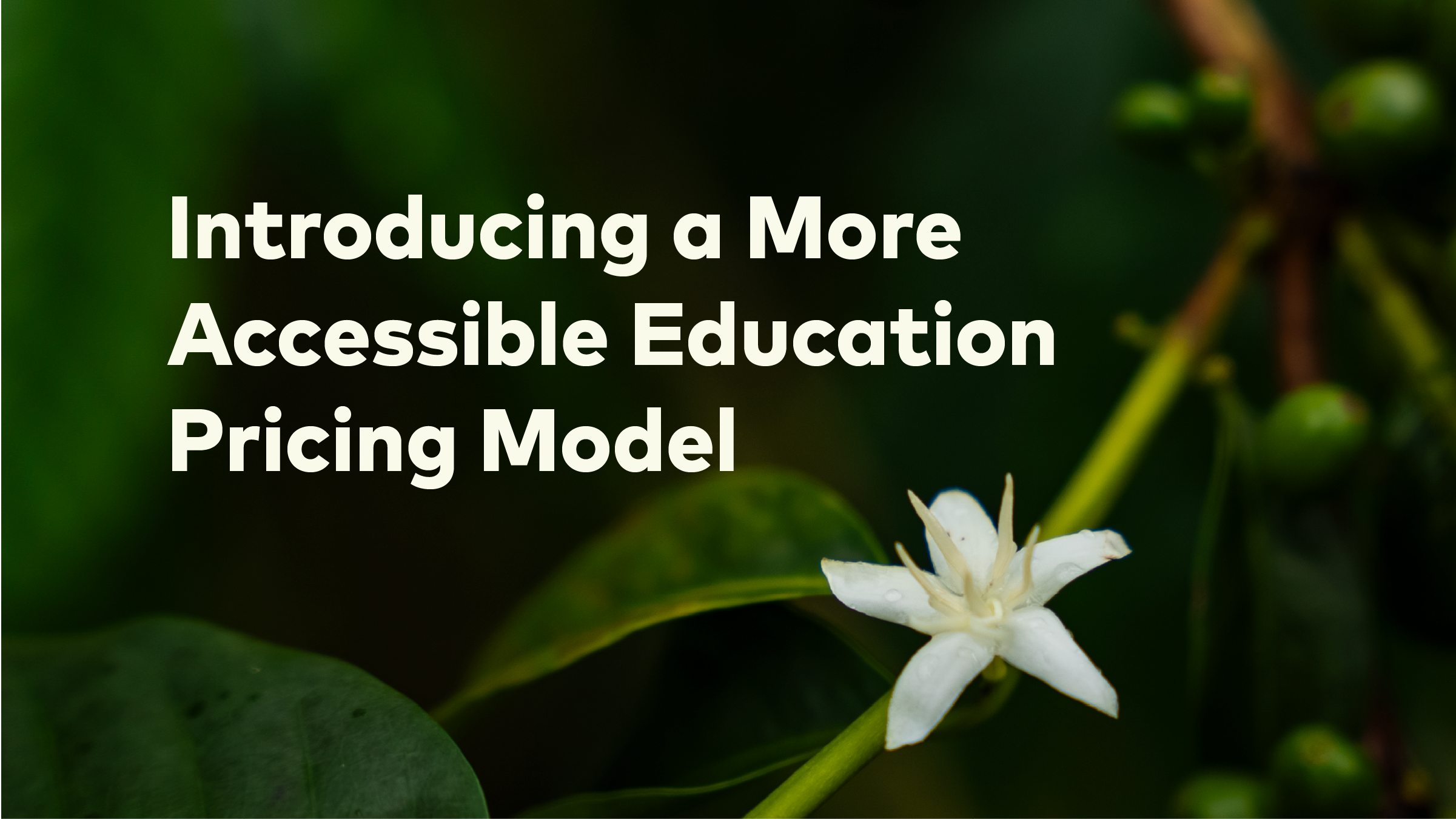 A New Chapter in Coffee Education