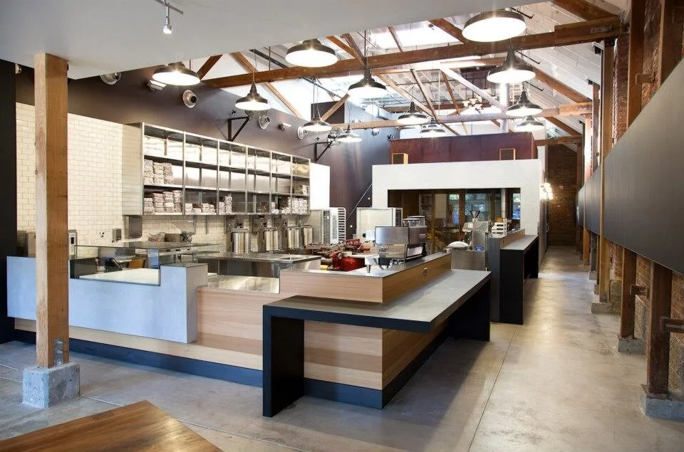 Dandelion Chocolate’s premises.