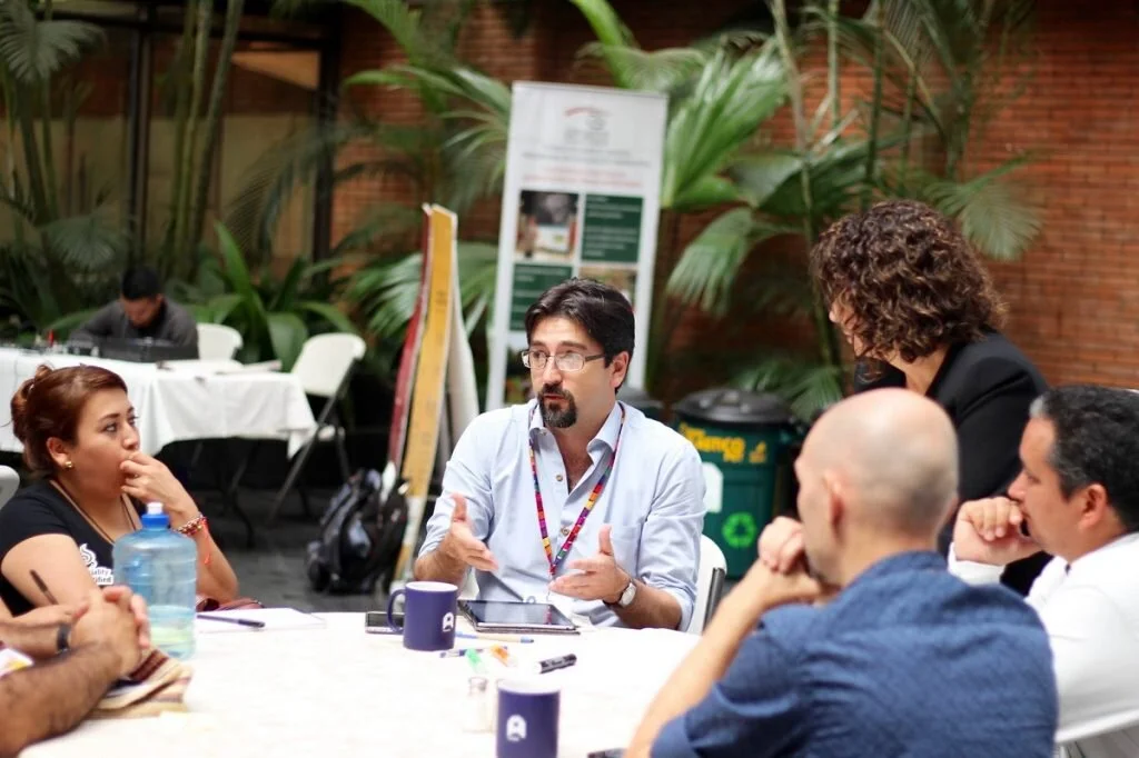 Attendees discuss coffee producer economics at Avance, a two-day conference on sustainability hosted by SCA in Guatemala City (October 2017).