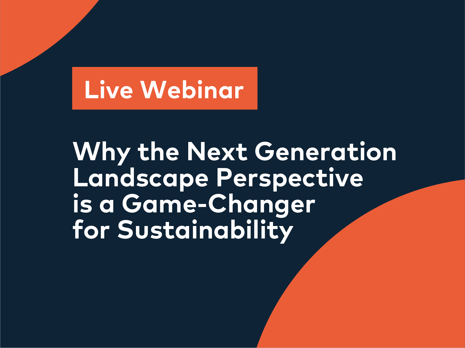 SCA Co-hosts Webinar: Learnings from Next-Generation Landscape Approach
