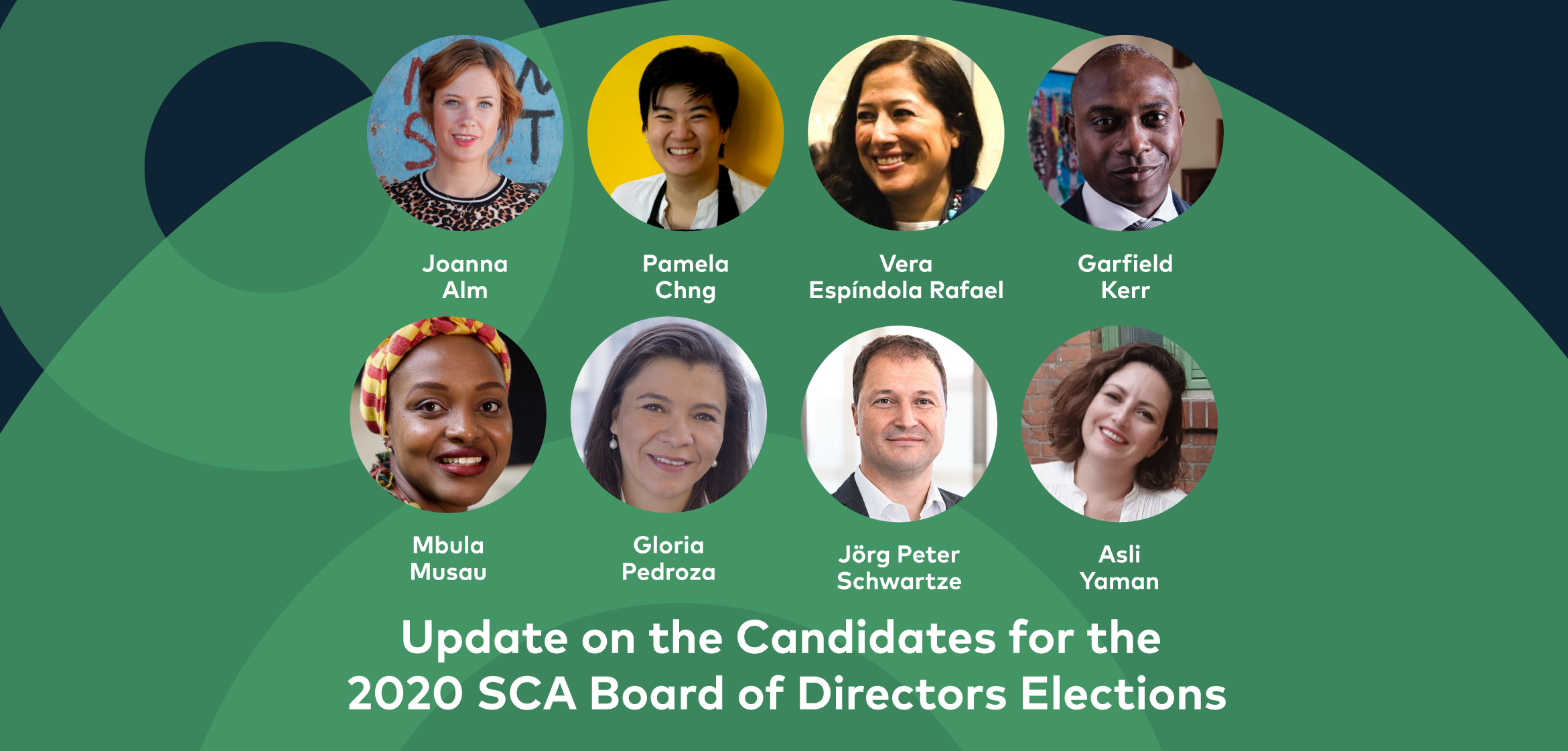 Update on the Candidates for the 2020 SCA Board of Directors Elections
