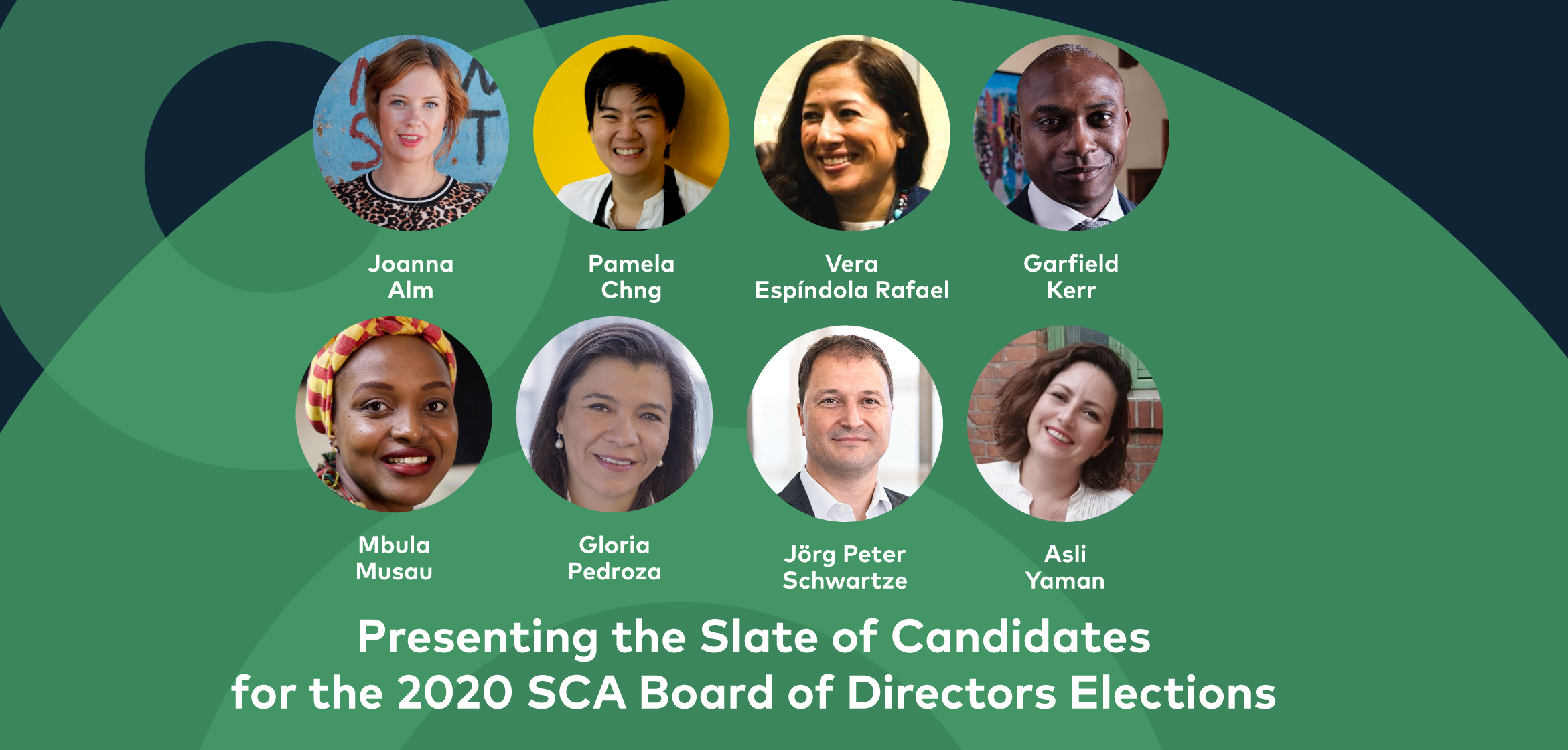 Presenting the Slate of Candidates for the 2020 SCA Board of Directors Elections