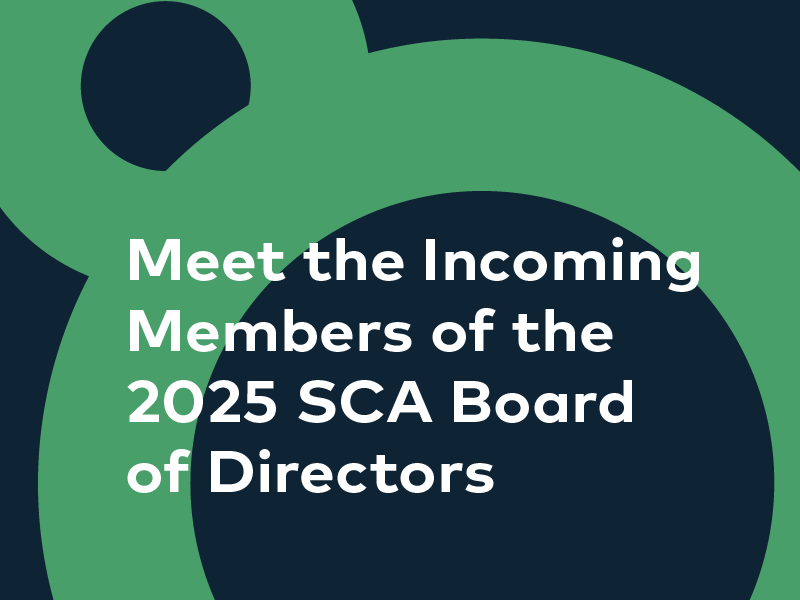 Webinar: Meet the Members of the 2025 SCA Board of Directors
