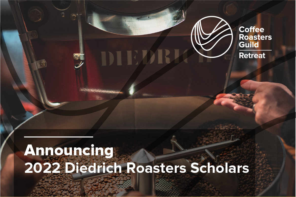 Coffee Roasters Guild and Diedrich Roasters announce the recipients of the 2022 Diedrich Roasters Scholarship program at CRG Retreat.