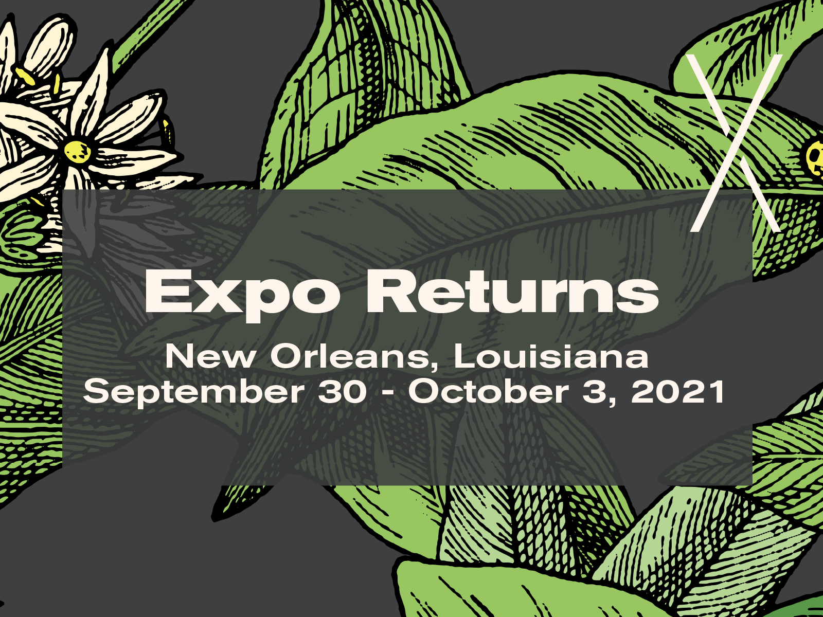 #CoffeeExpo2021 is heading to New Orleans September 30 - October 3, 2021