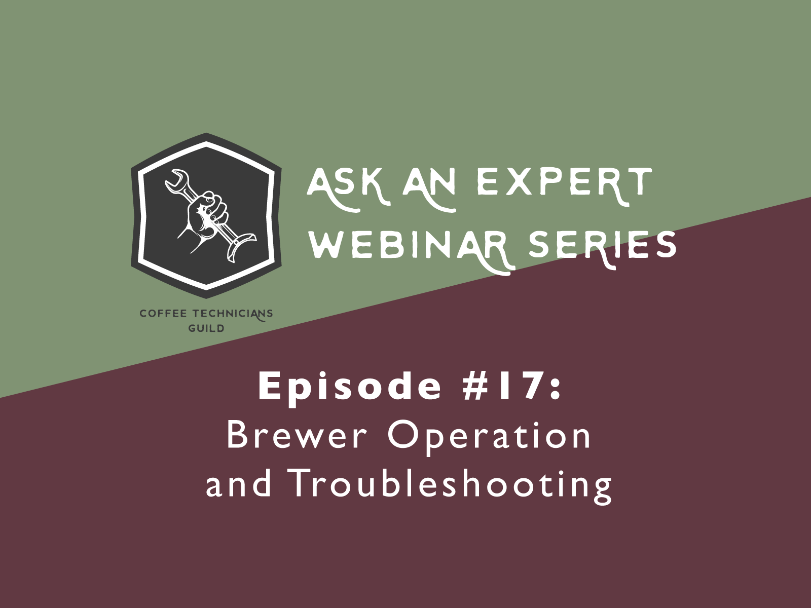 Ask a CTG Expert #17 Brewer Operation and Troubleshooting