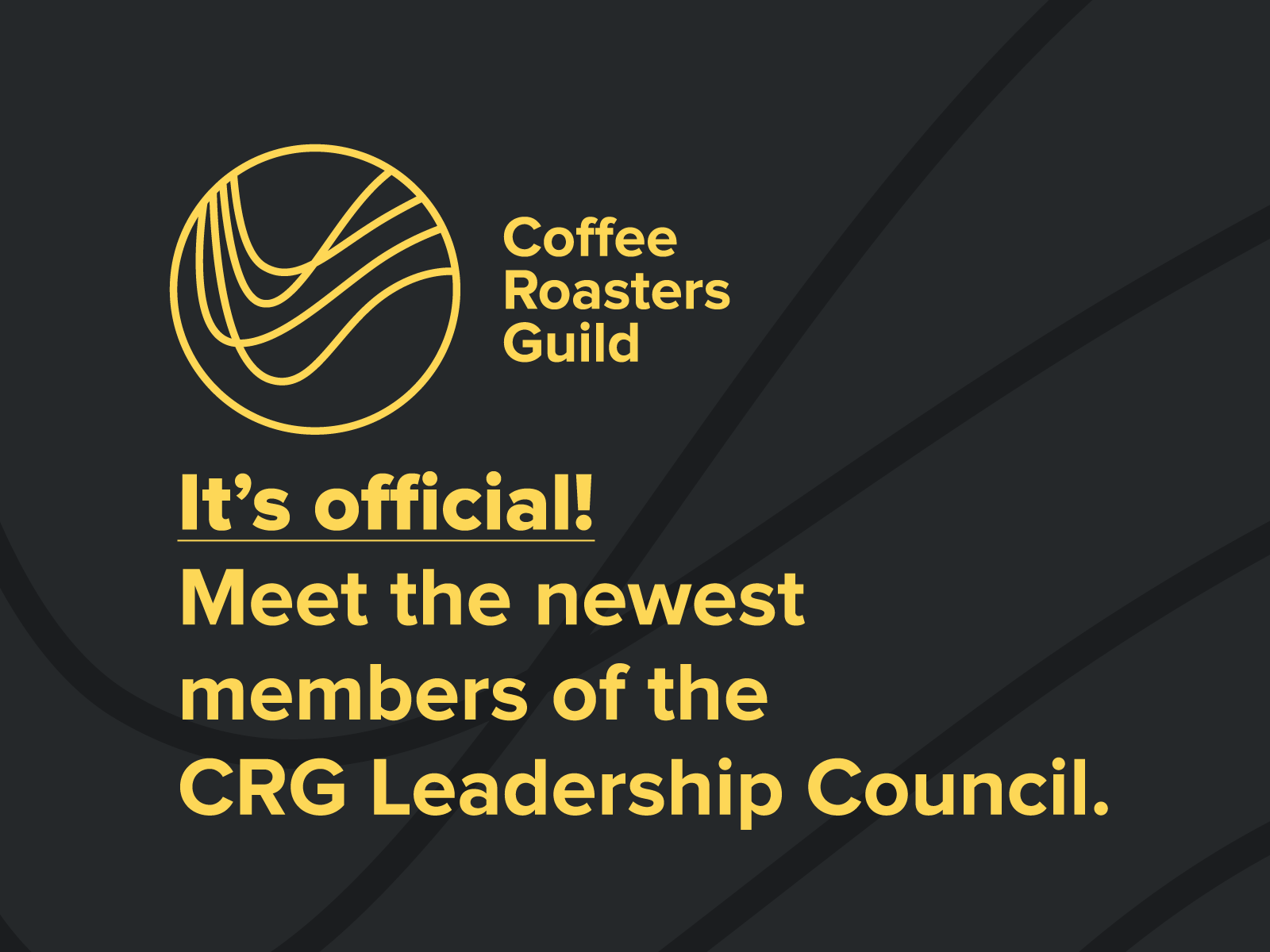 It's Official! Meet the Newest Members of the CRG Leadership Council