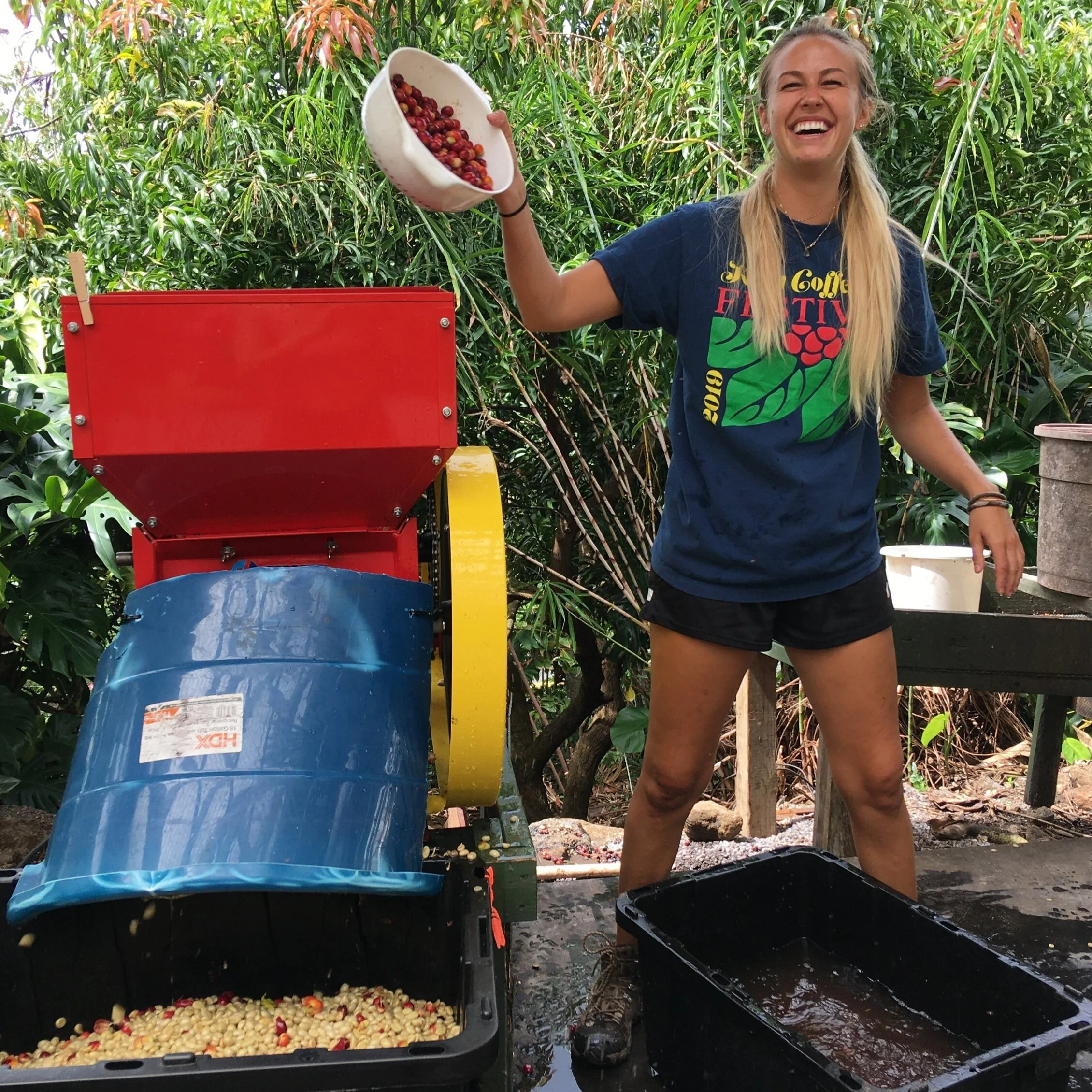 Lauren Thormodsgard, Production Roaster at Pacific Coffee Research.