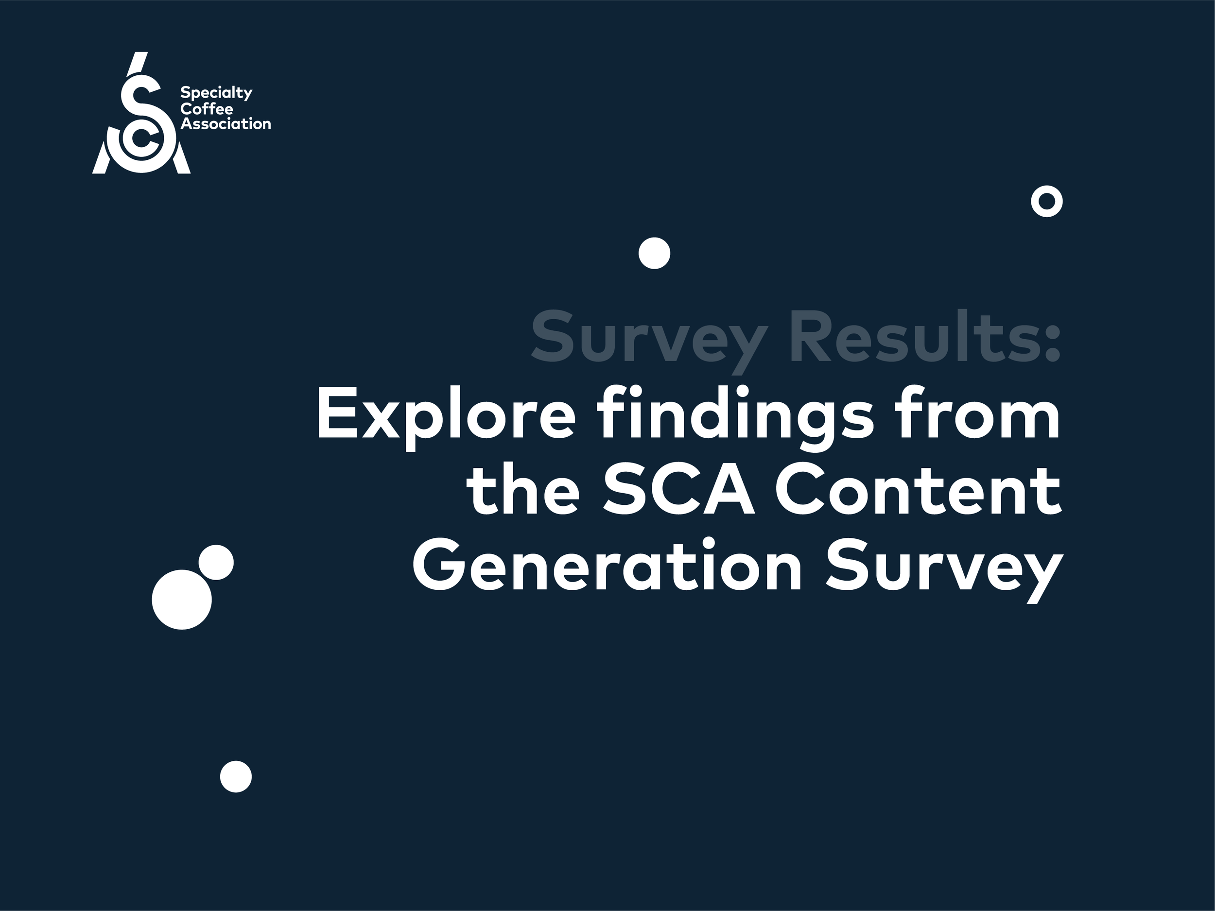 Content Generation: Results from the Spanish, English and Korean-Language Surveys 
