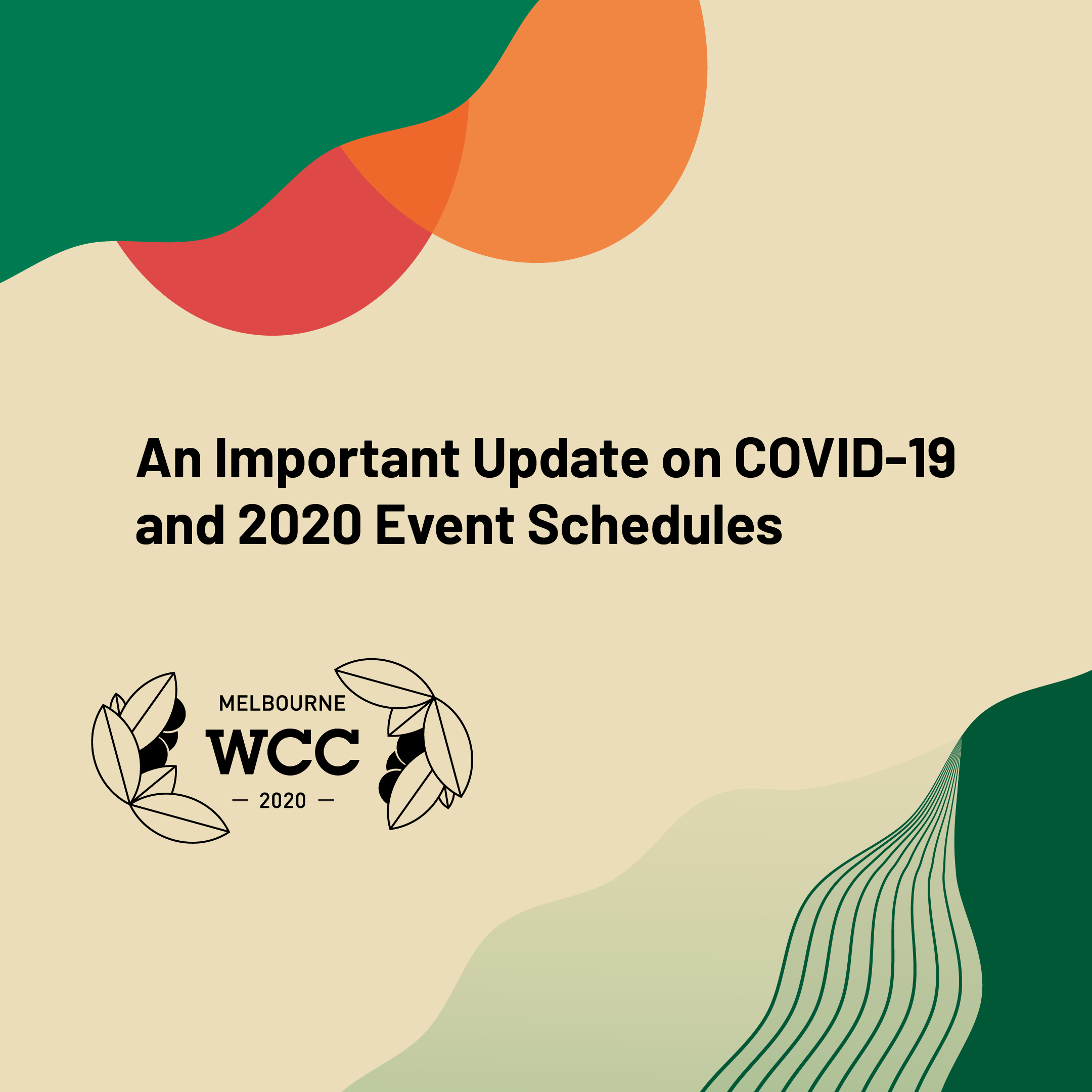 COVID-19 Update: Melbourne World Coffee Championships Postponed, Further Updates to Follow