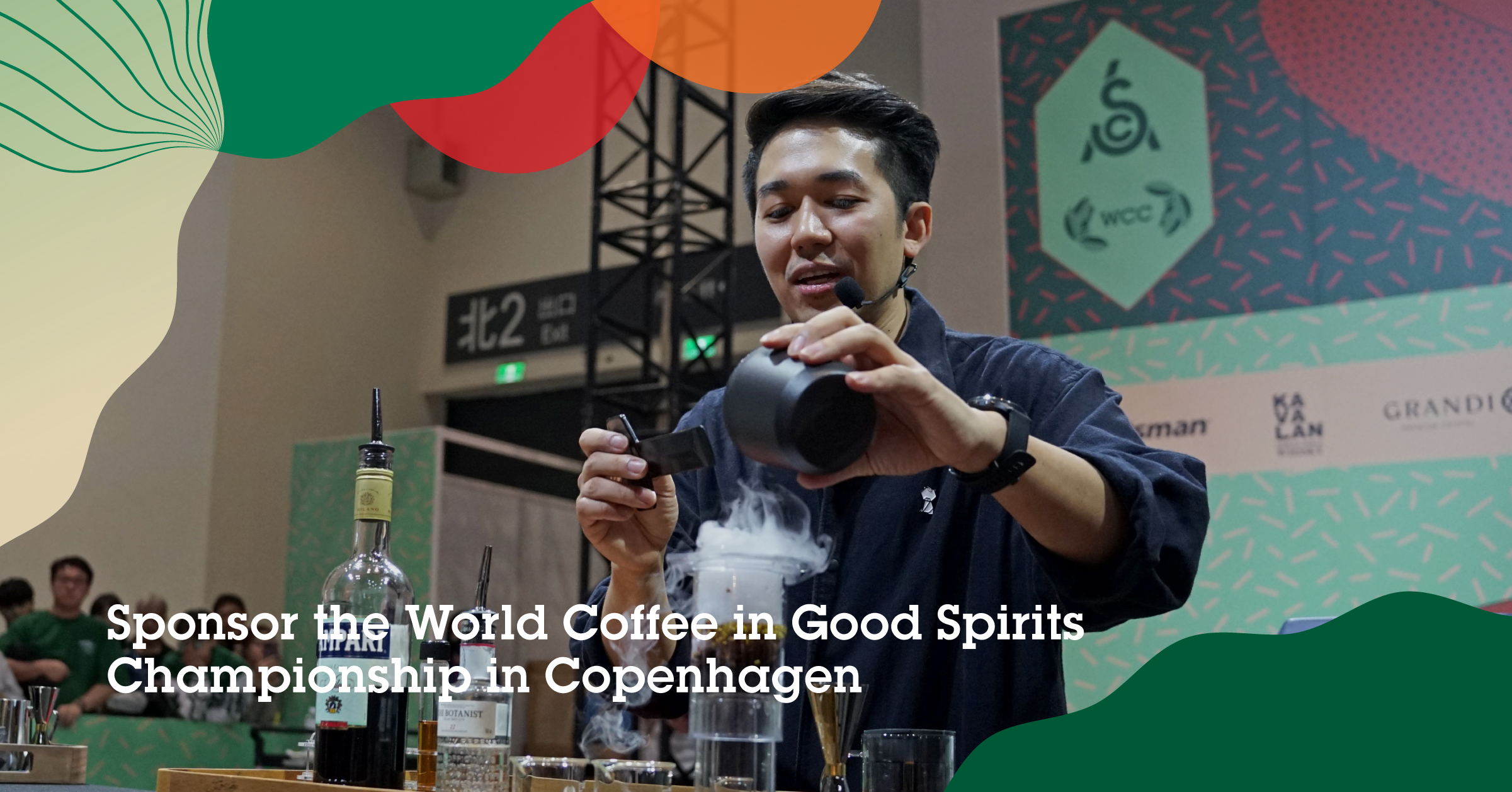 Sponsor the Copenhagen World Coffee in Good Spirits Championship