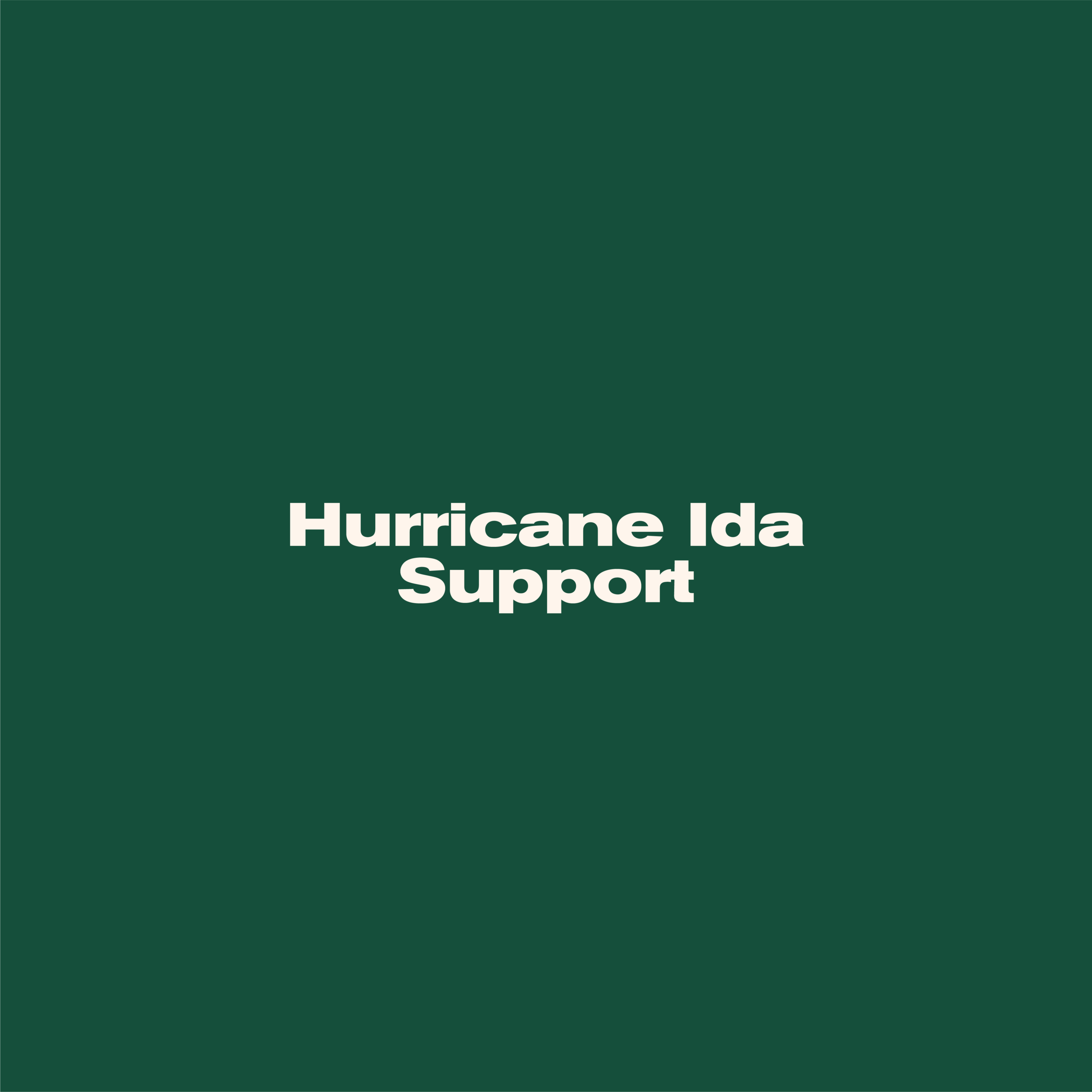Support Coffee People Affected by Hurricane Ida