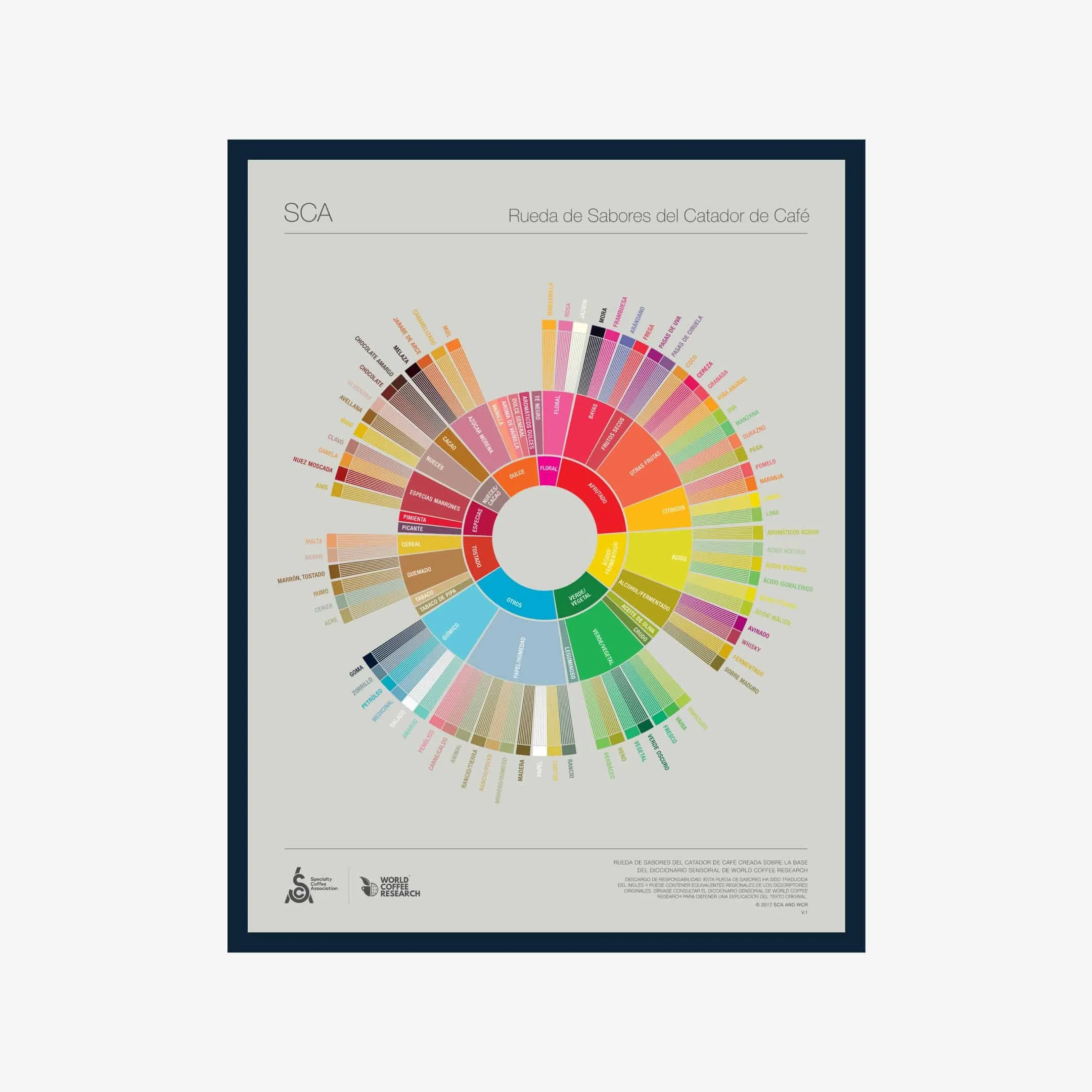 The Coffee Taster's Flavor Wheel - Spanish