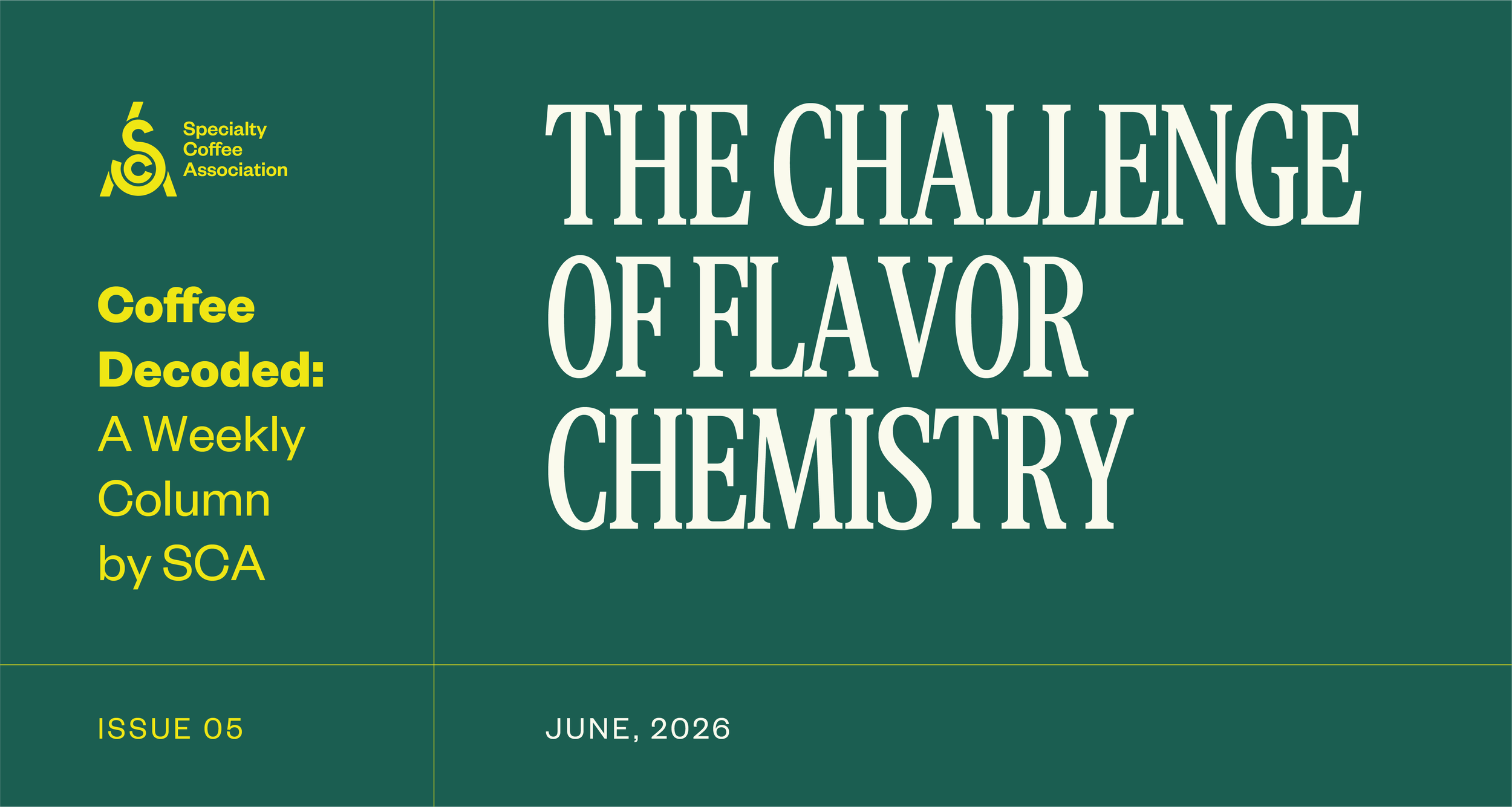 Coffee Decoded: The Challenge of Flavor Chemistry in Coffee