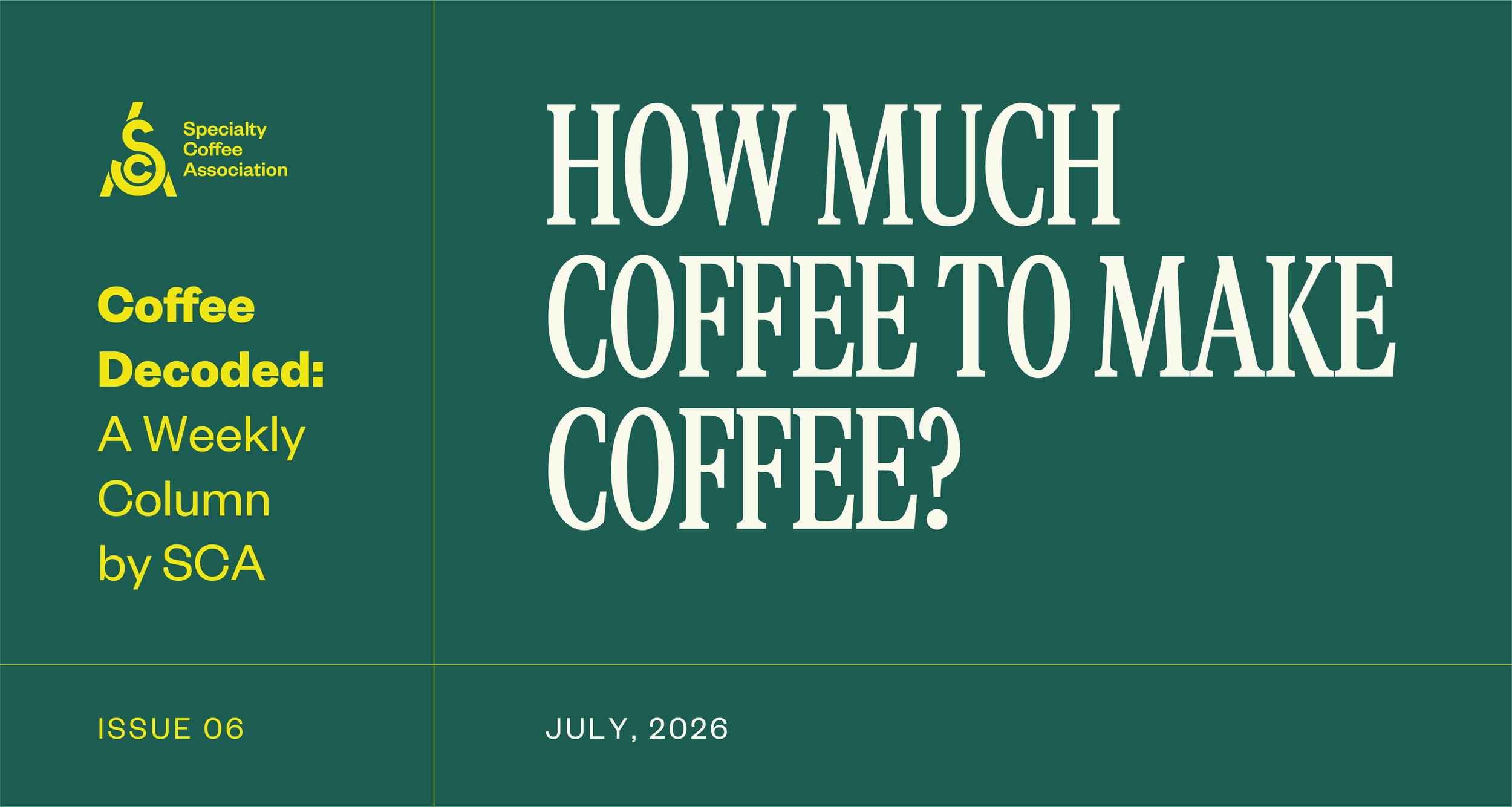 Coffee Decoded: How Much Coffee Does It Take To Make Coffee?