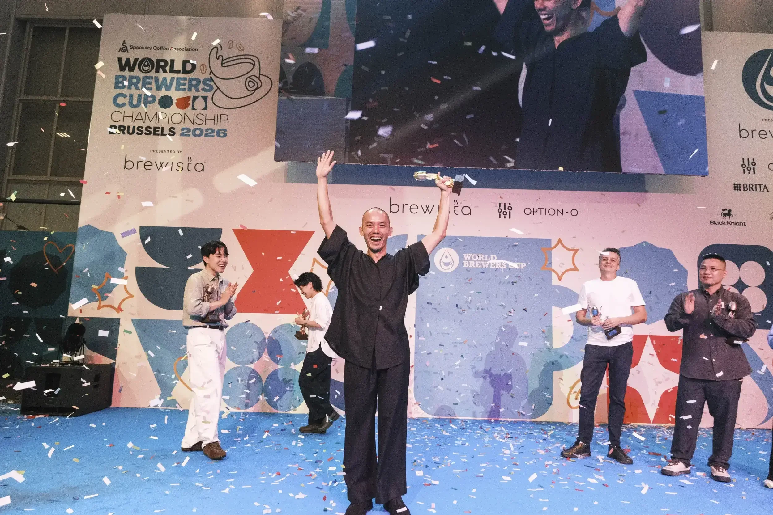 Final award winners at a World Coffee Championship